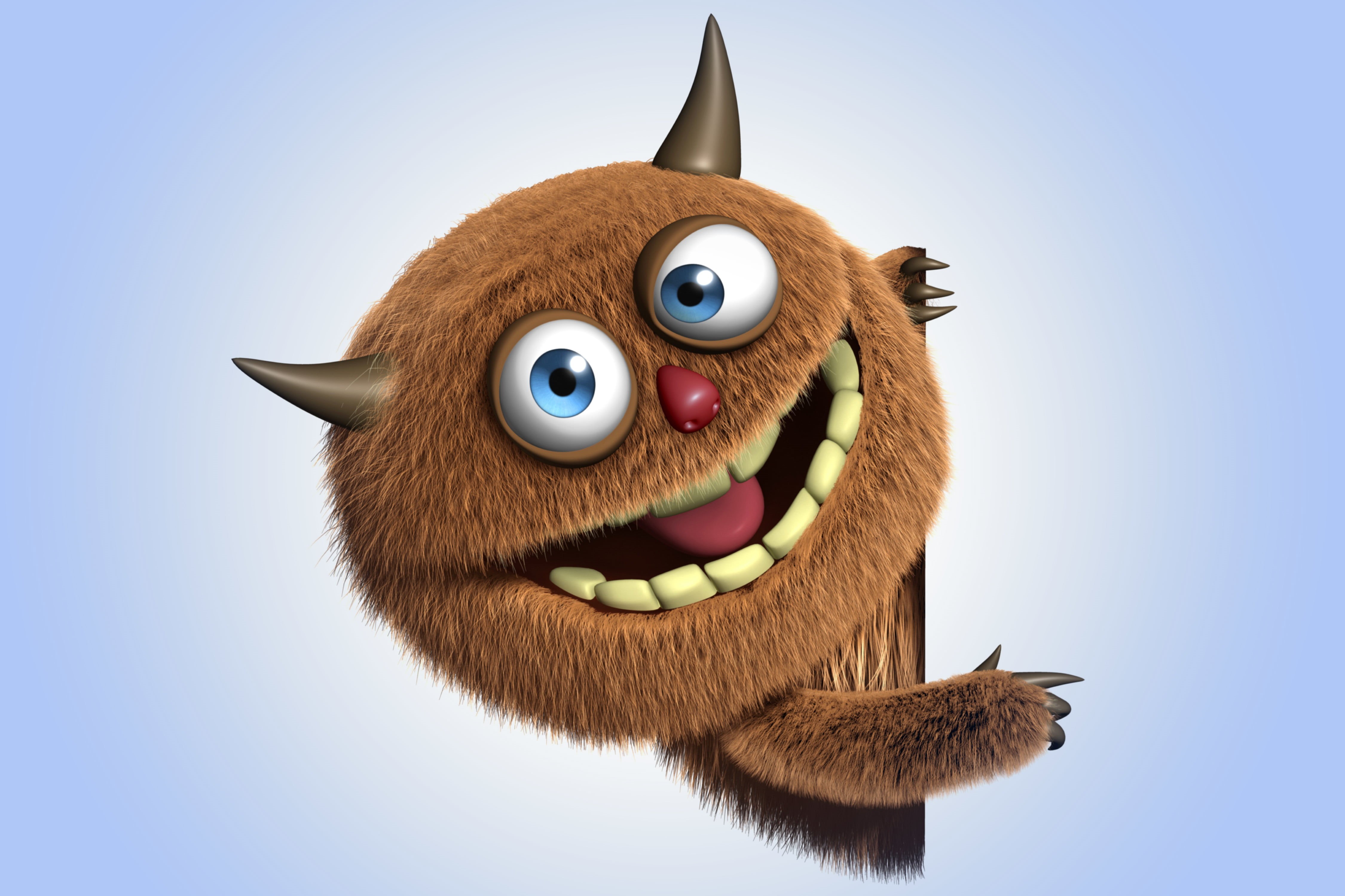 indoors, close-up, animal, humor, plastic, illustration, no people, facial Expression, fun, halloween, animal Teeth, isolated, monster - Fictional Character, HD Wallpaper