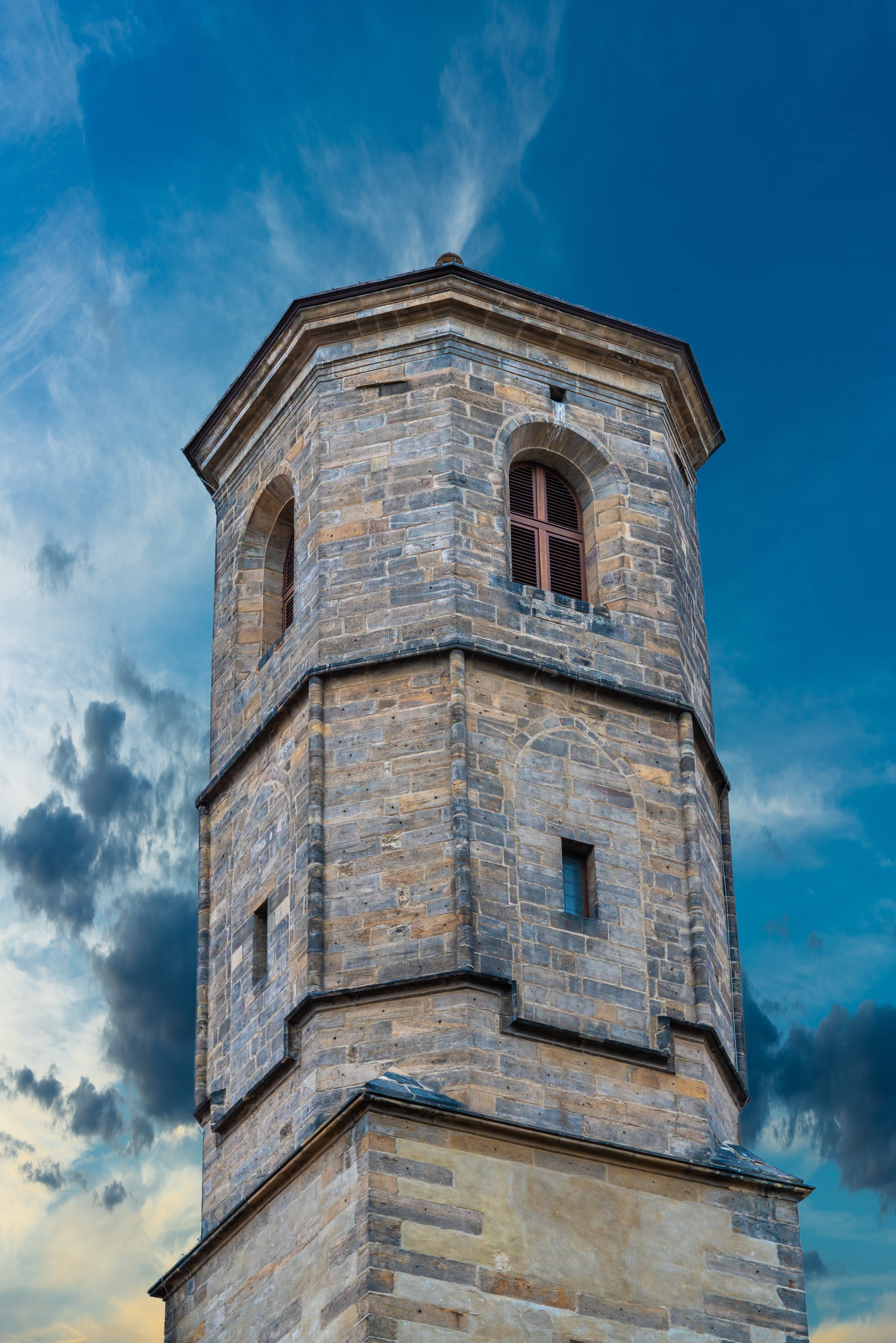 window, mood, architecture, no people, building, historic center, day, blue, cloud - sky, nature, church, the past, built structure, old, god, places of interest, Phone HD Wallpaper