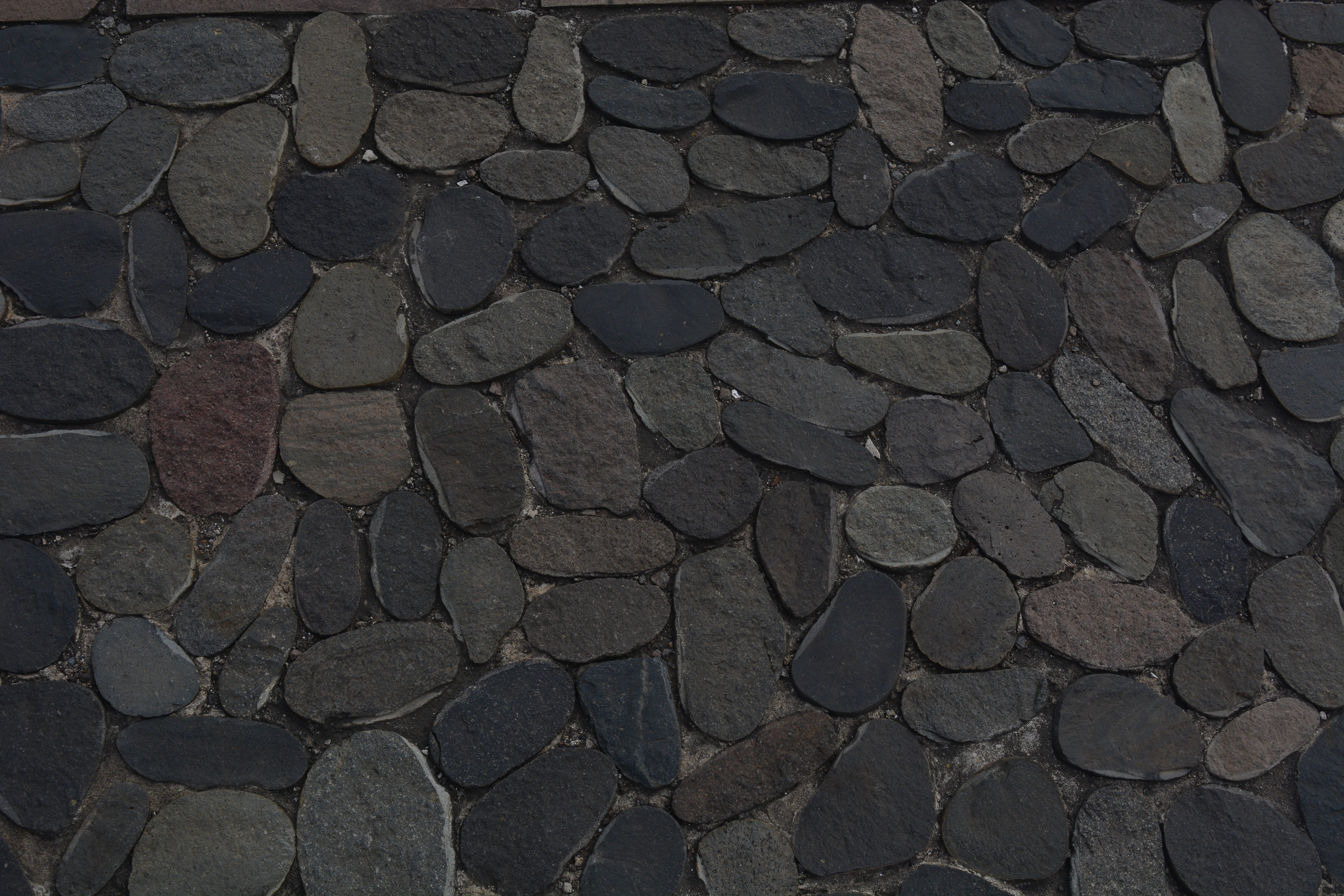 close-up, no people, solid, empedrado, outdoors, stone material, architecture, textured, built structure, street, river, 5K, grey, order, city, rock, backgrounds, HD Wallpaper