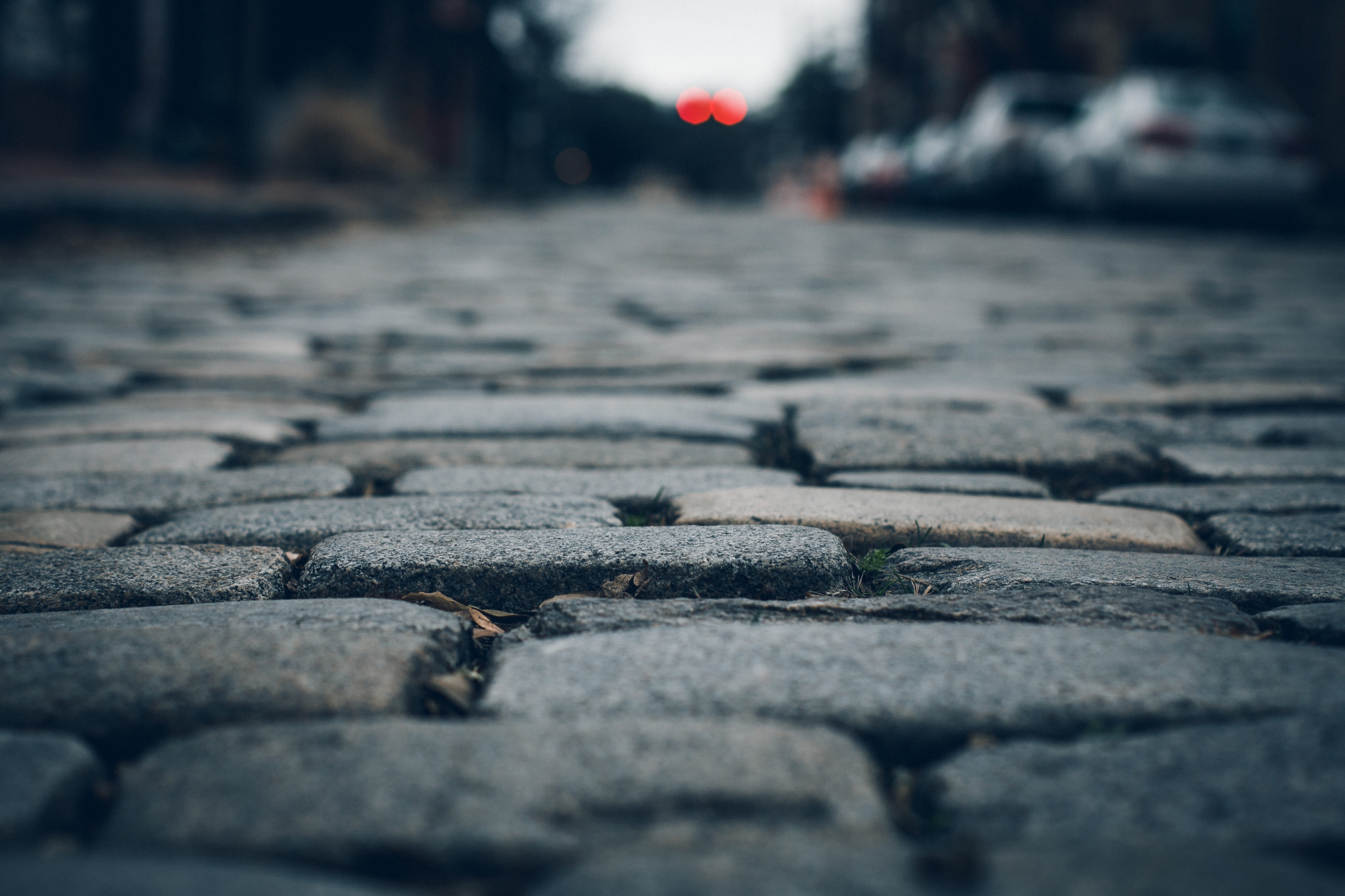 nature, photo, footpath, pebble, stone, city, street, pavement, transportation, surface level, asphalt, pattern, gray, 5K, concrete, solid, brick, cobblestone, HD Wallpaper