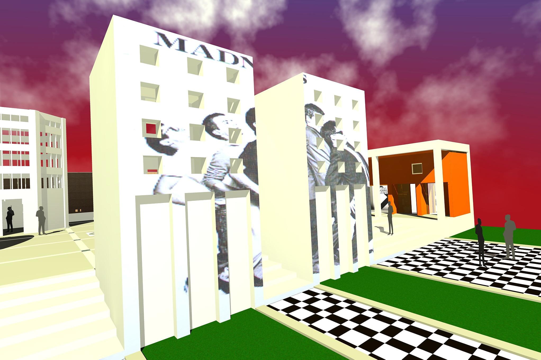 1080P, lost, main, gates, city, towers, get, animals, HD Wallpaper