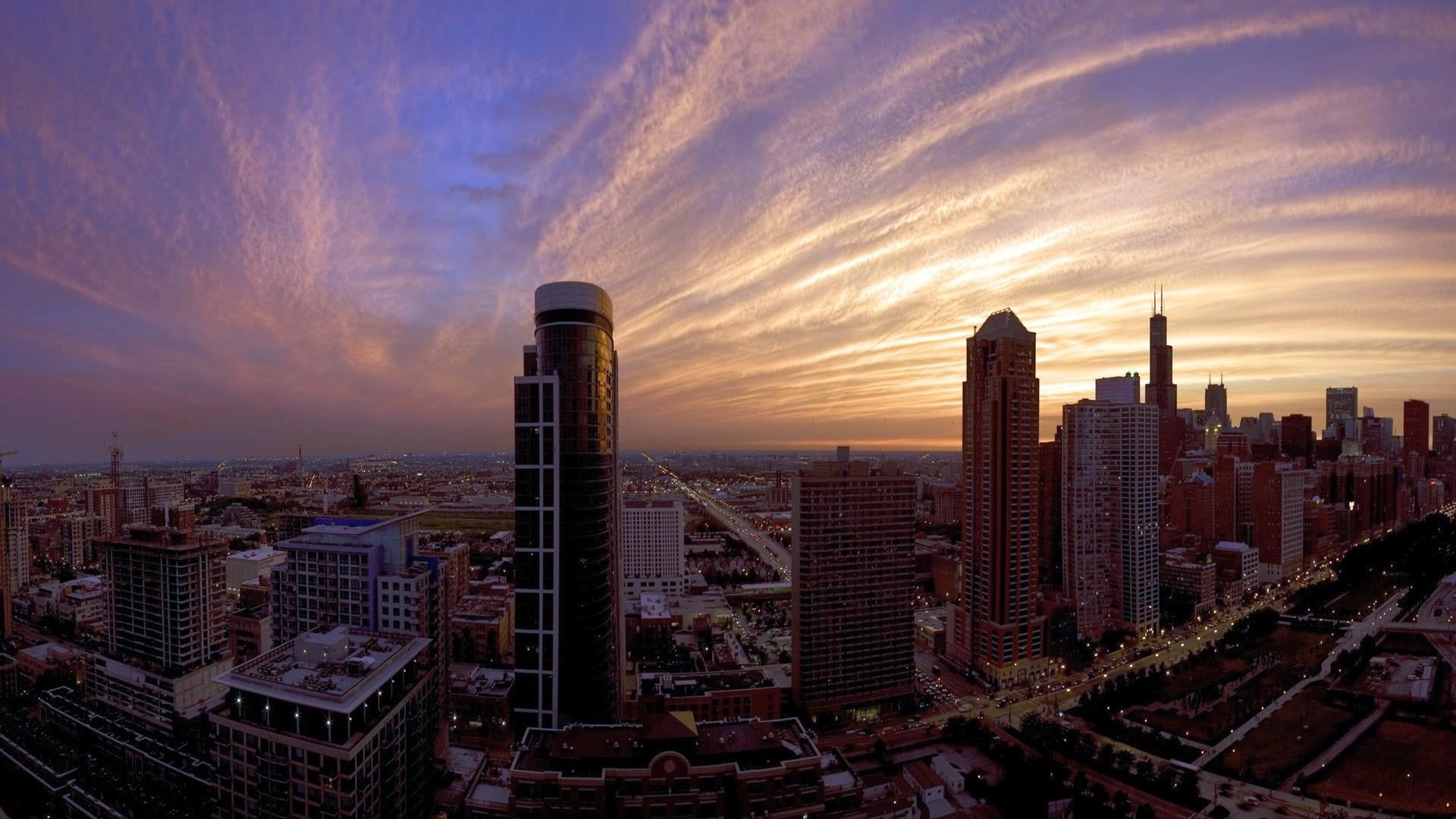 skyscrapers, urban skyline, houses, skyscraper, frankfurt, 1080P, travel destinations, metropolis, cityscape, germany, panorama, building exterior, tower, HD Wallpaper