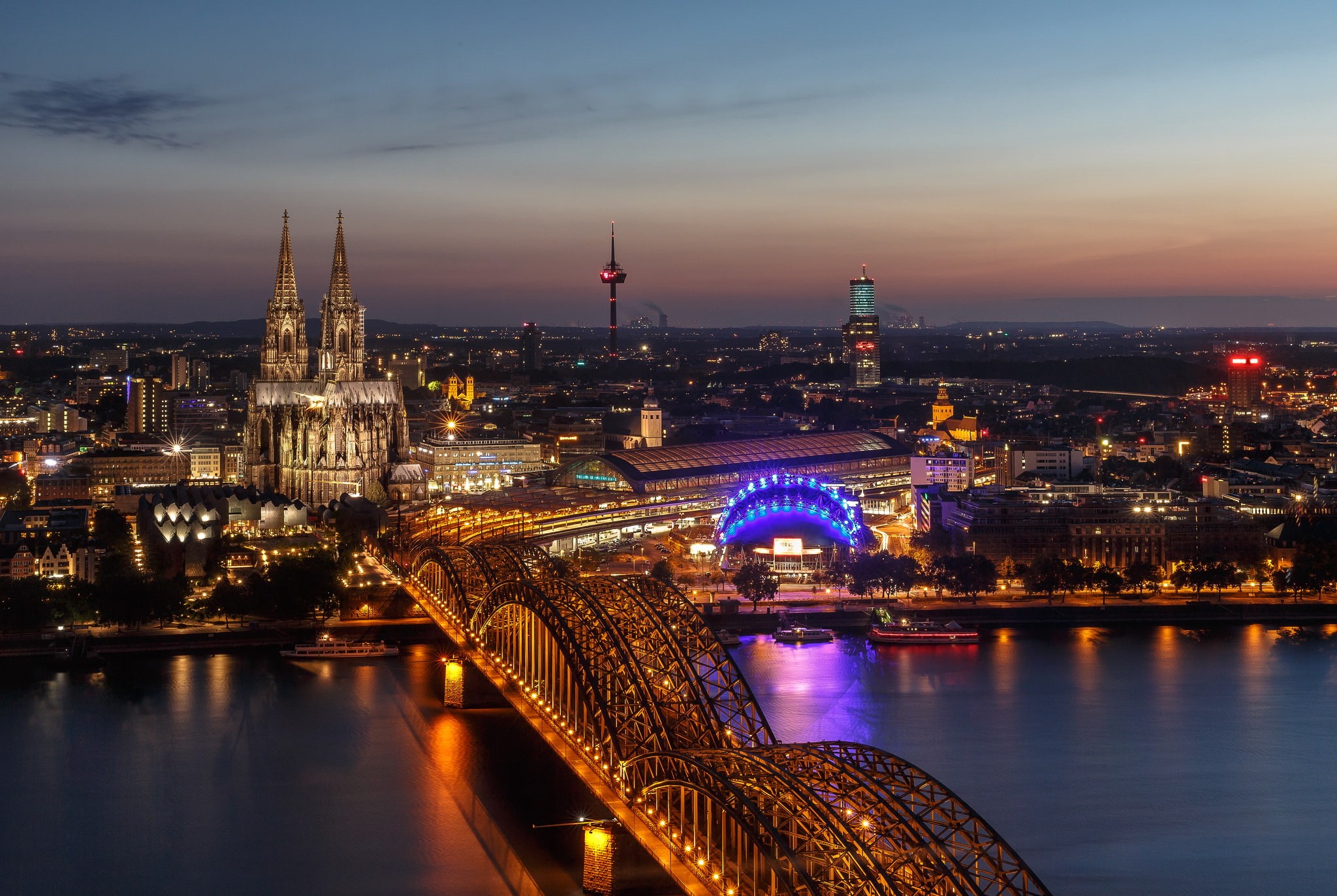 cityscape, Cologne, urban, 1080P, Germany, HD Wallpaper