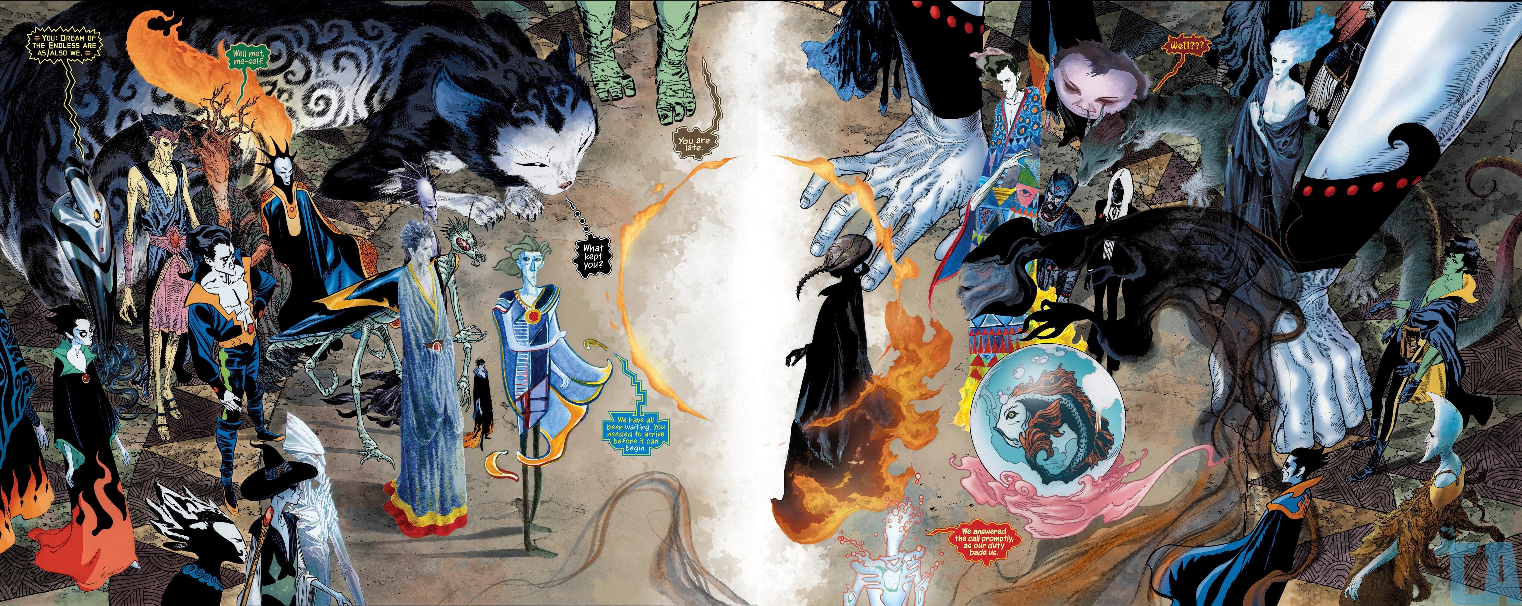 Sandman, Sandman Overture, 4K, J. H. Williams III, Dream (character), Neil Gaiman, HD Wallpaper