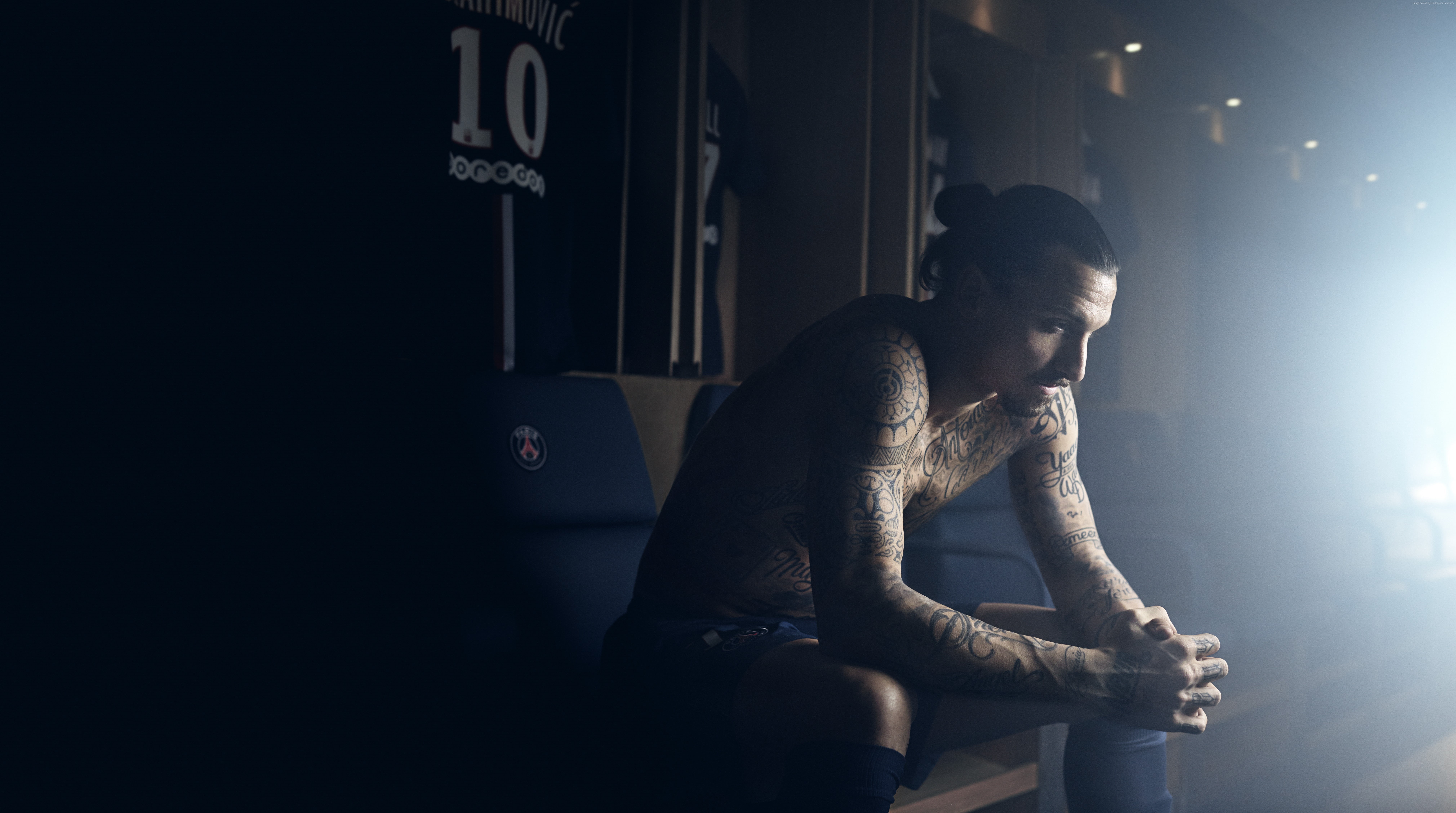 Zlatan Ibrahimovic, Football, The best football players, Paris Saint-Germain, 8K, HD Wallpaper