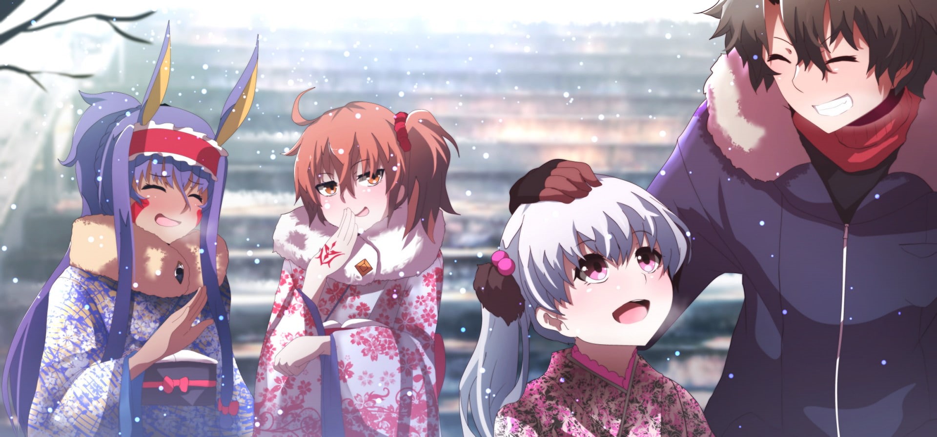 Fate Series, Fujimaru Ritsuka (Male), Nursery Rhyme, Nitocris (Fate/Grand Order), Fujimaru Ritsuka, Fate/Grand Order, 1080P, HD Wallpaper