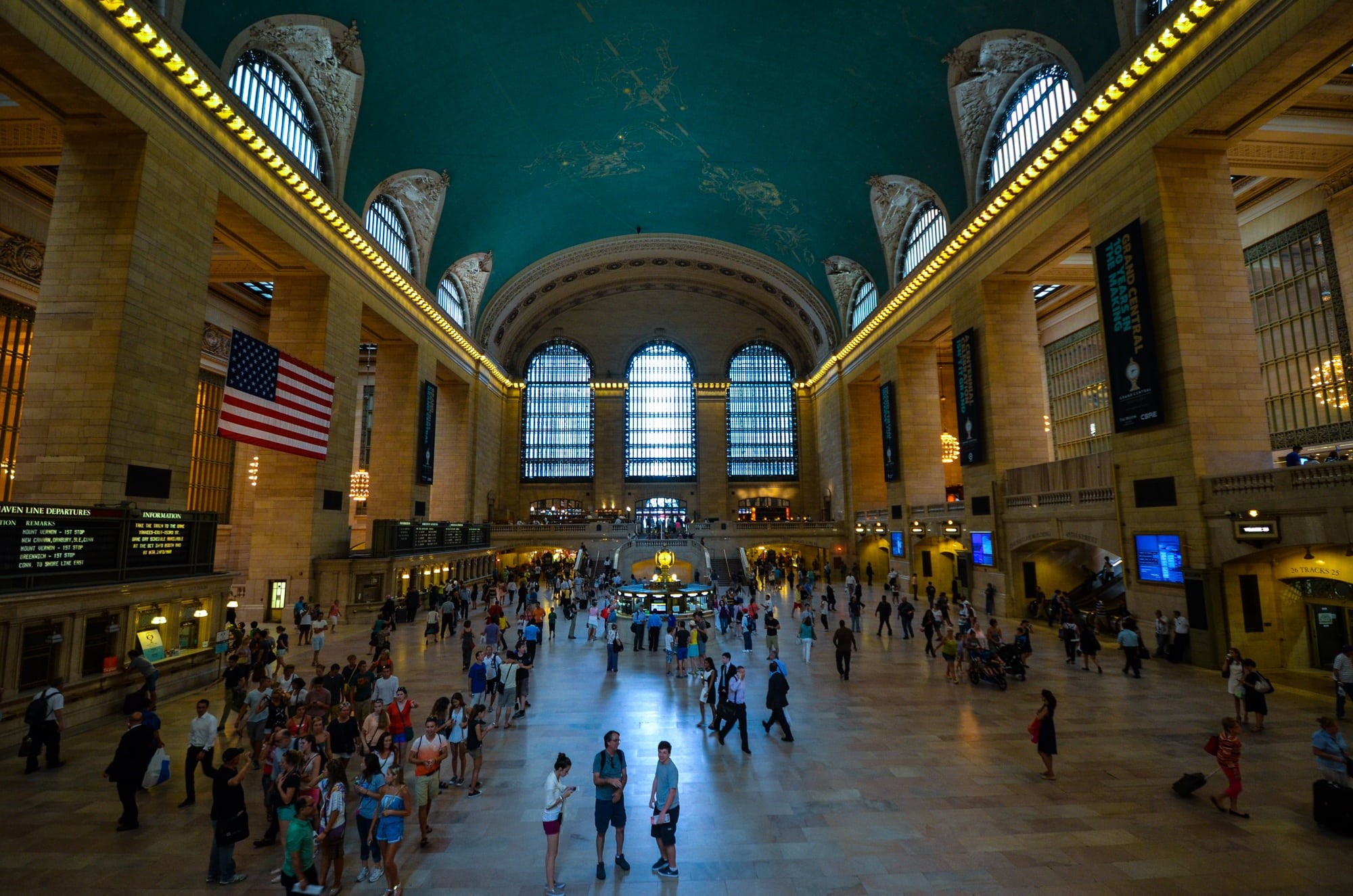 large group of people, manhattan, dome, usa, built structure, building exterior, travel destinations, historically, city, real people, railway station, HD Wallpaper