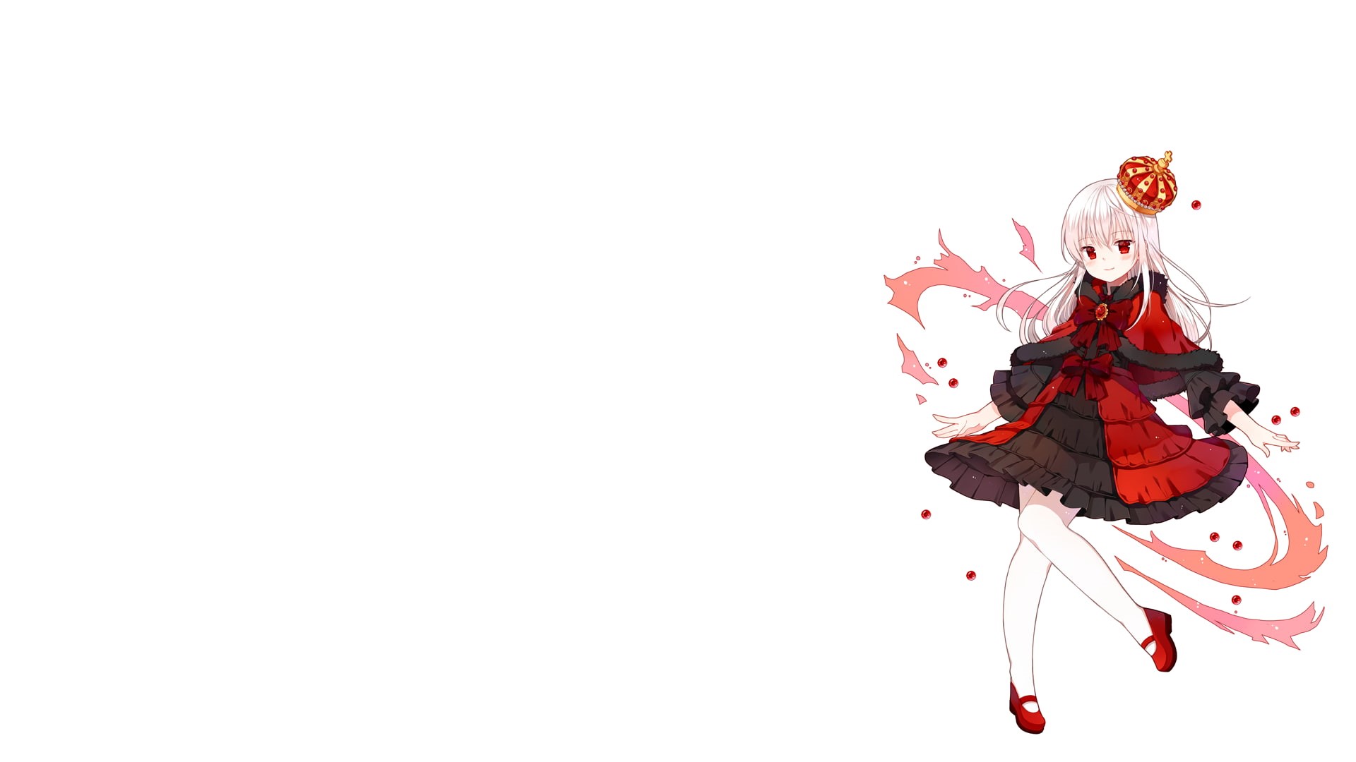 1080P, lolita fashion, K Project, simple background, Anna Kushina, HD Wallpaper