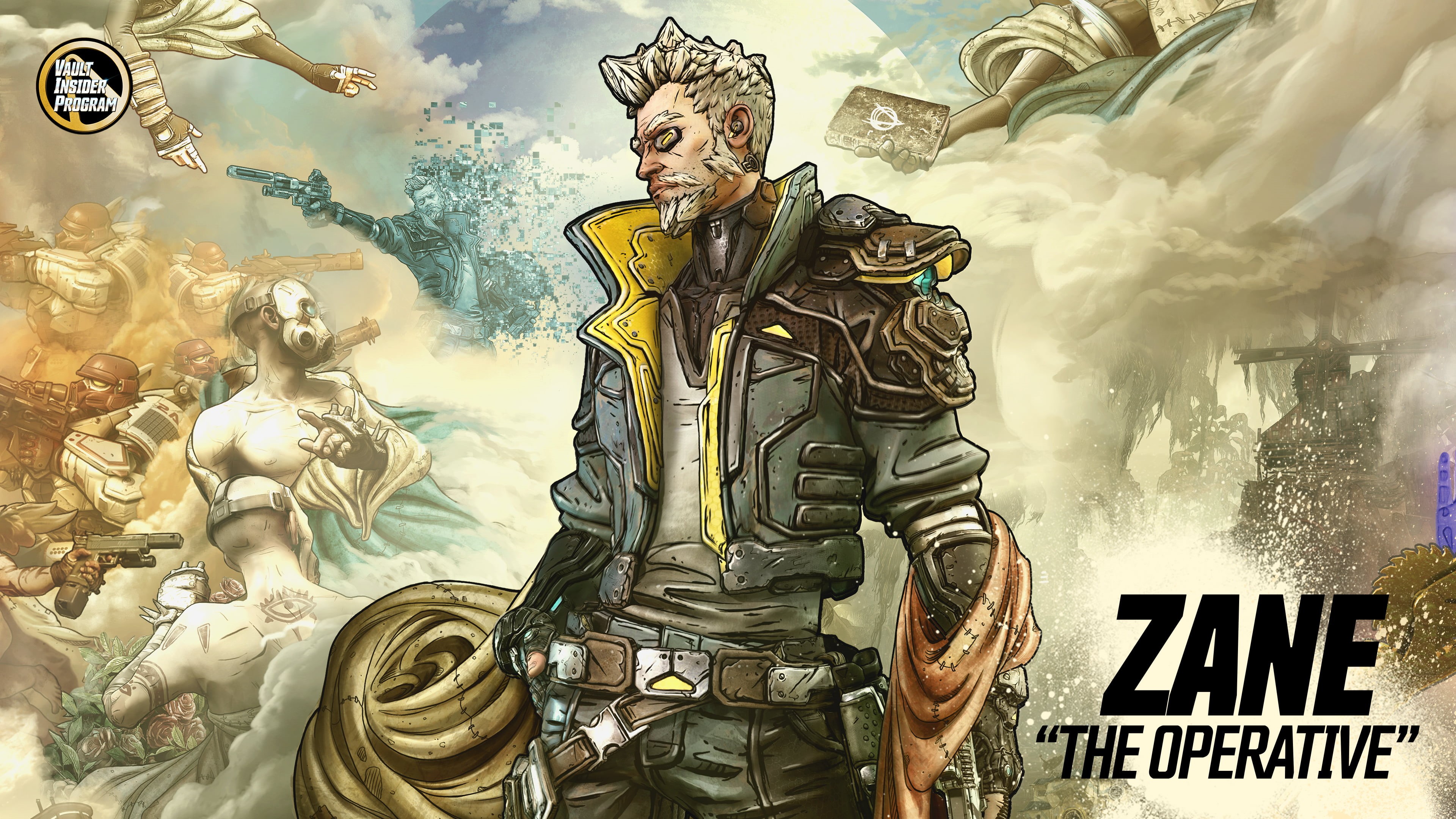 Zane (Borderlands), Borderlands, 4K, Borderlands 3, HD Wallpaper
