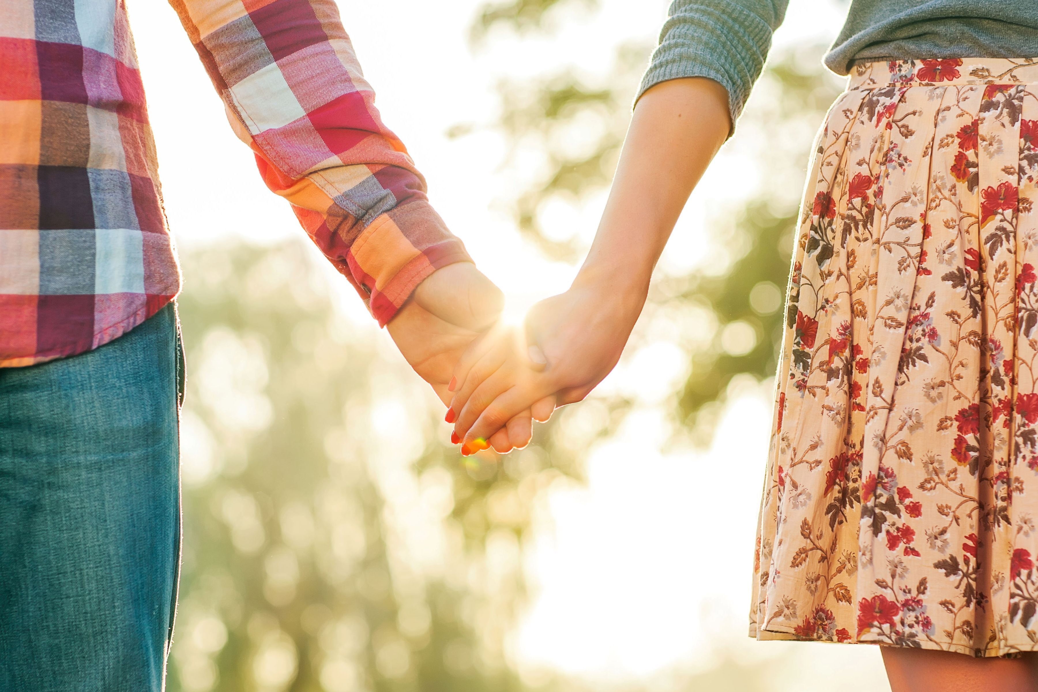 background, caucasian Ethnicity, couple - Relationship, feelings, widescreen, females, support, friendship, women, miniskirt, care, holding Hands, emotion, HD Wallpaper
