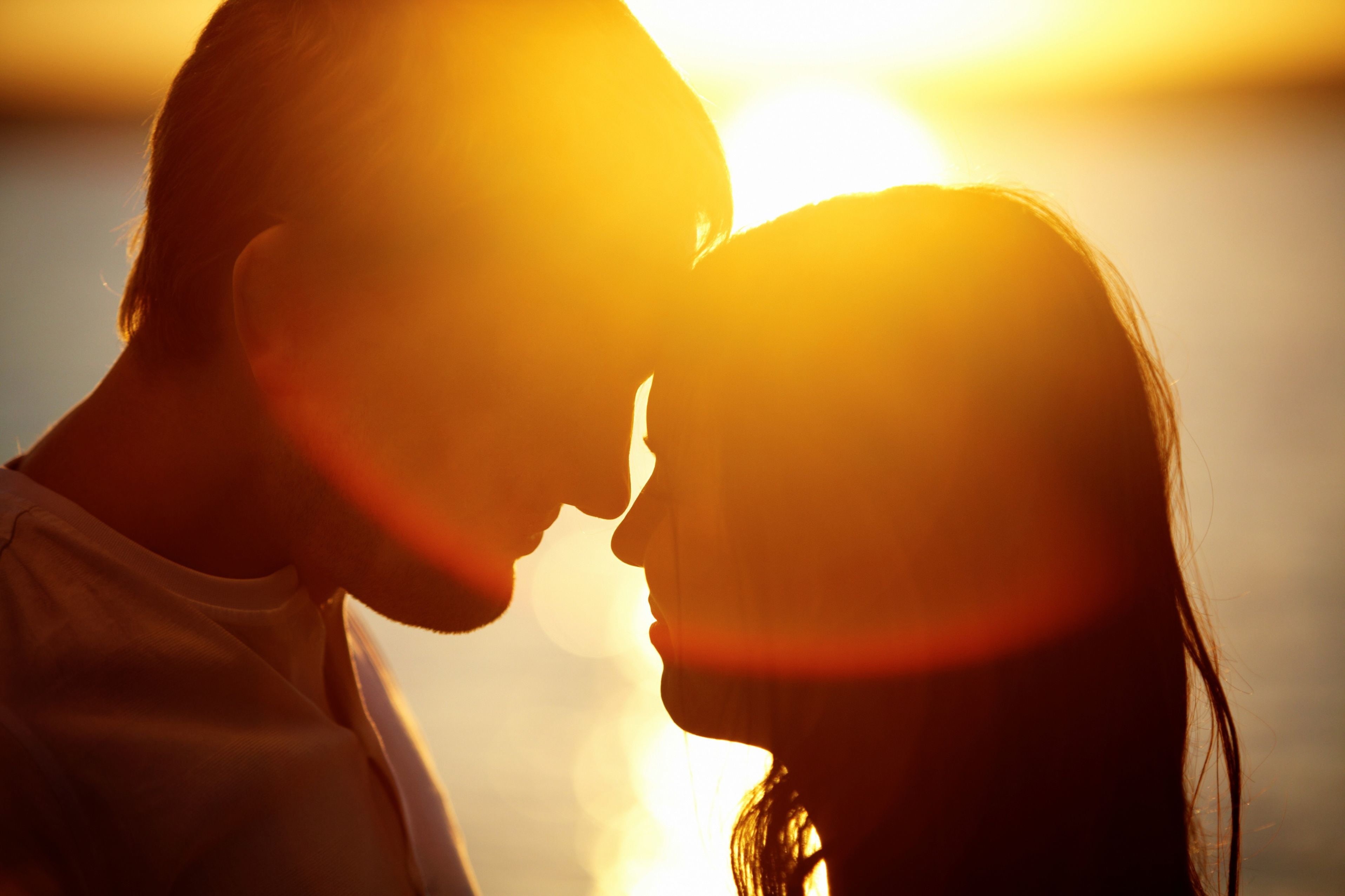 boyfriend, loving, couple, embracing, pair, young Adult, flirting, smile, heterosexual Couple, lifestyles, back Lit, HD, lens Flare, summer, HD Wallpaper