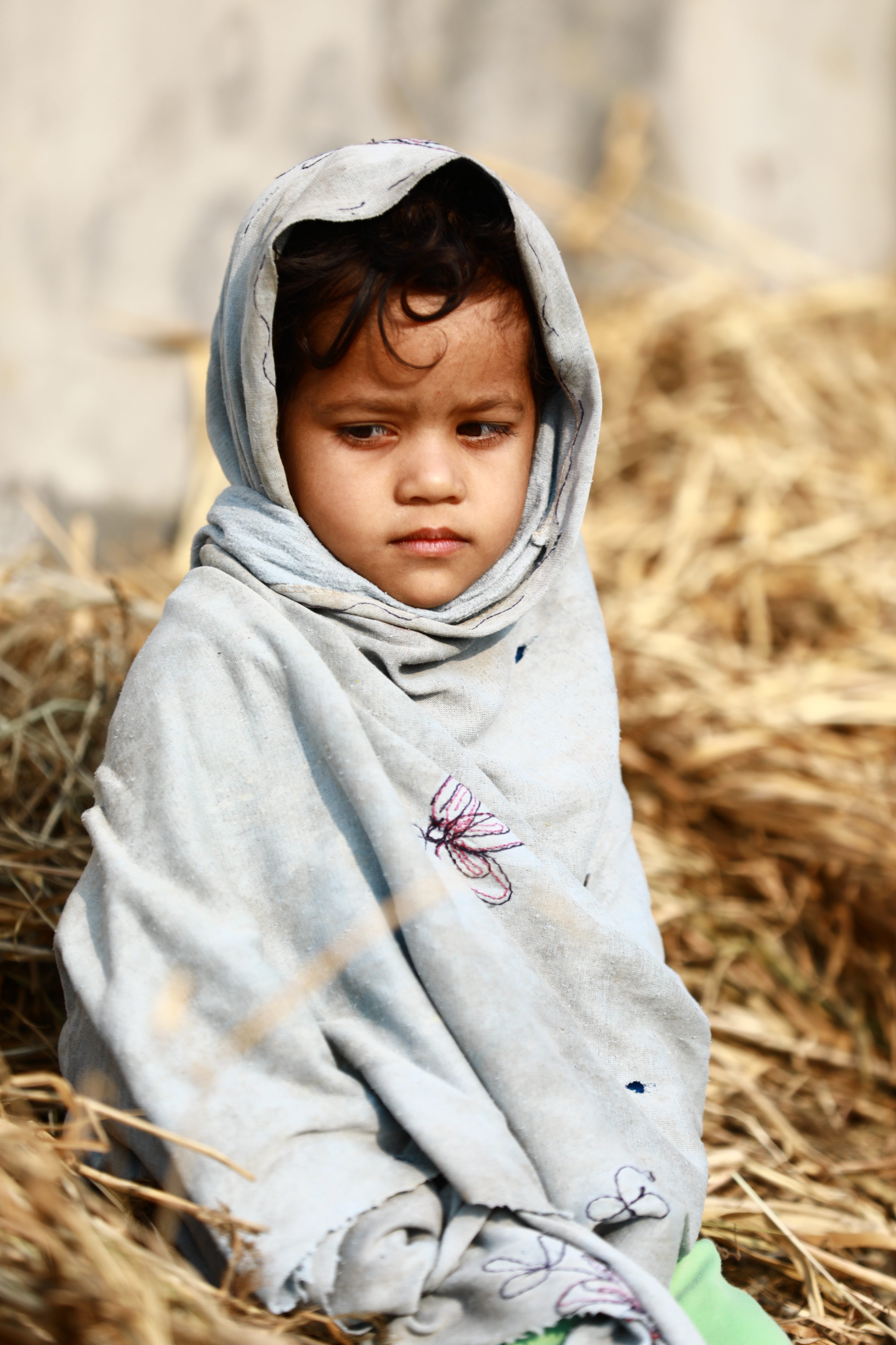 cute, young, lifestyles, poor kid, front view, baby, asia, child, female, innocence, girl, people, cute girl, one person, hood - clothing, toddler, babyhood, Phone HD Wallpaper