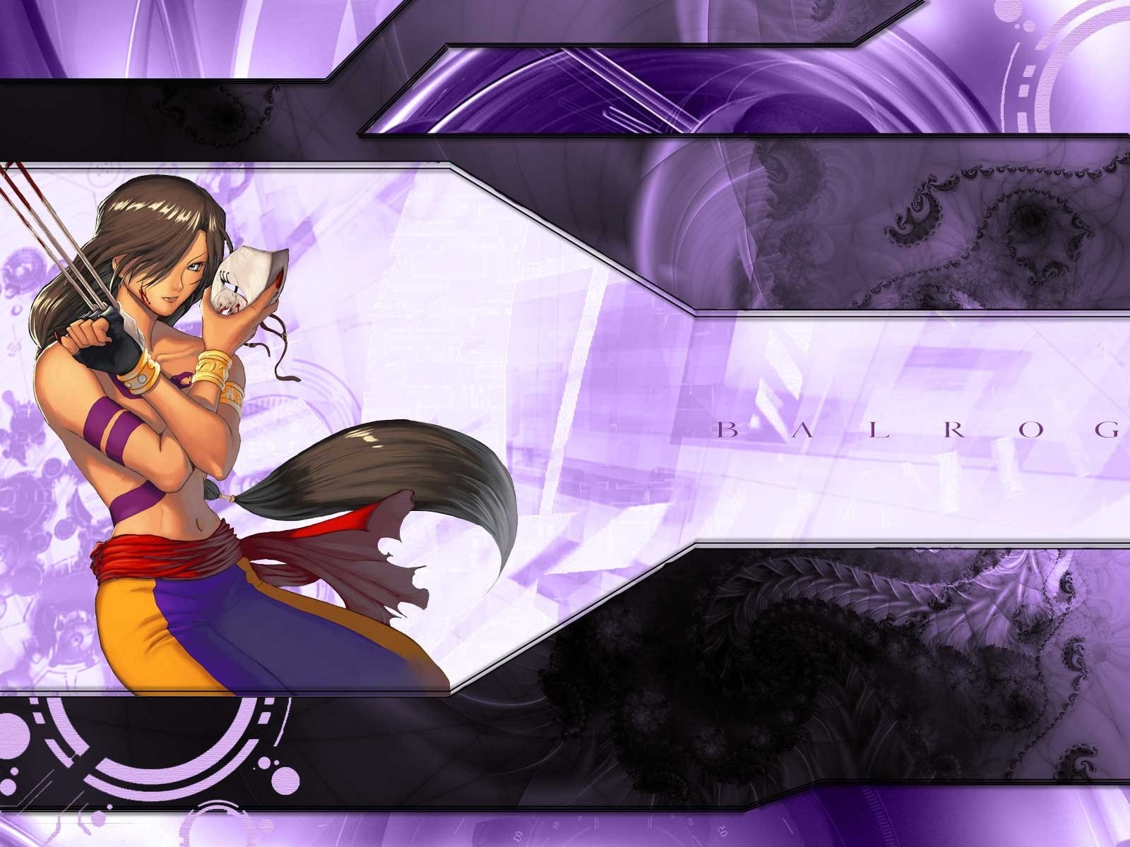 street fighter, fighter, claw, 720P, mask, games, street, capcom, hd, vega, sf, HD Wallpaper