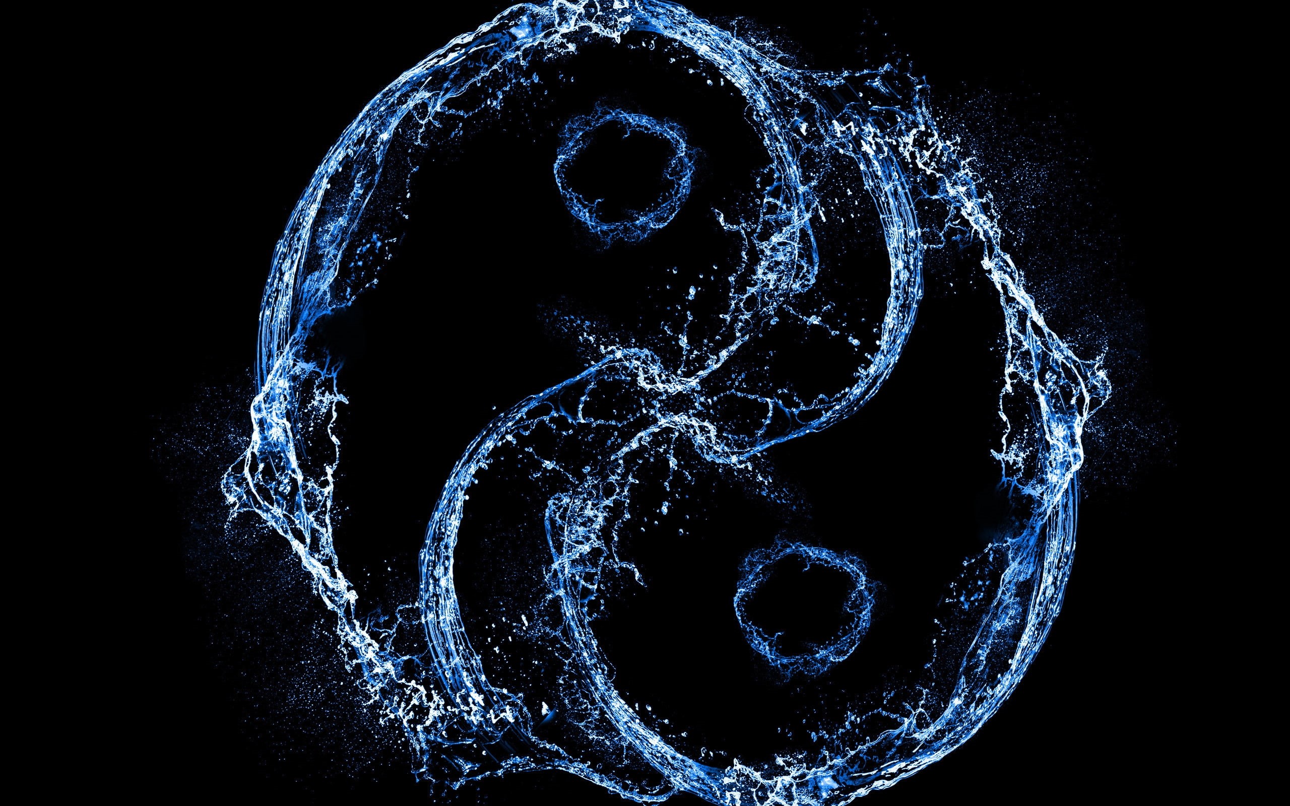 ying, 2K, yang, water, HD Wallpaper