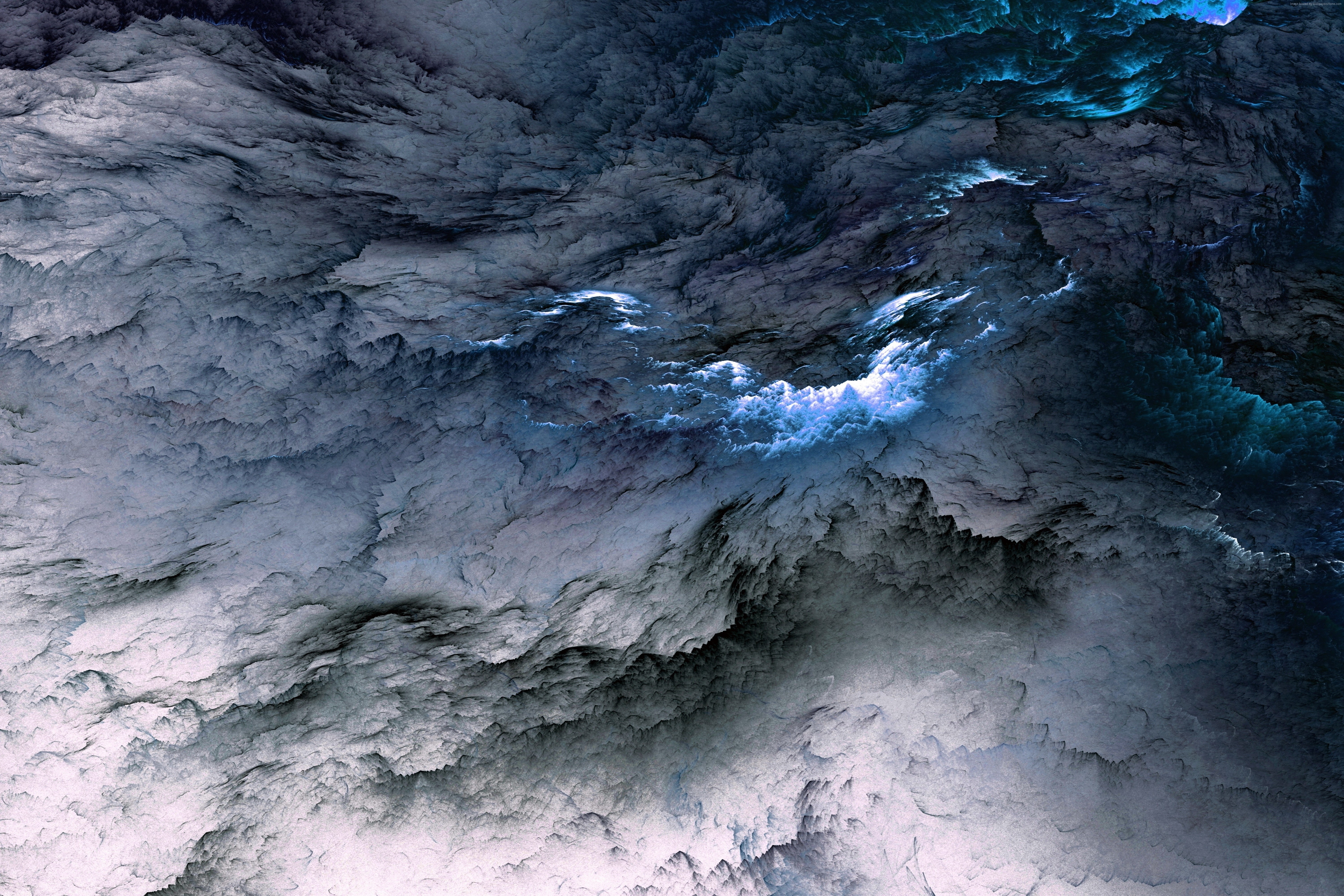 8k, Clouds, live photo, blue, 4k, 5K, abstract, live, 5k, HD Wallpaper