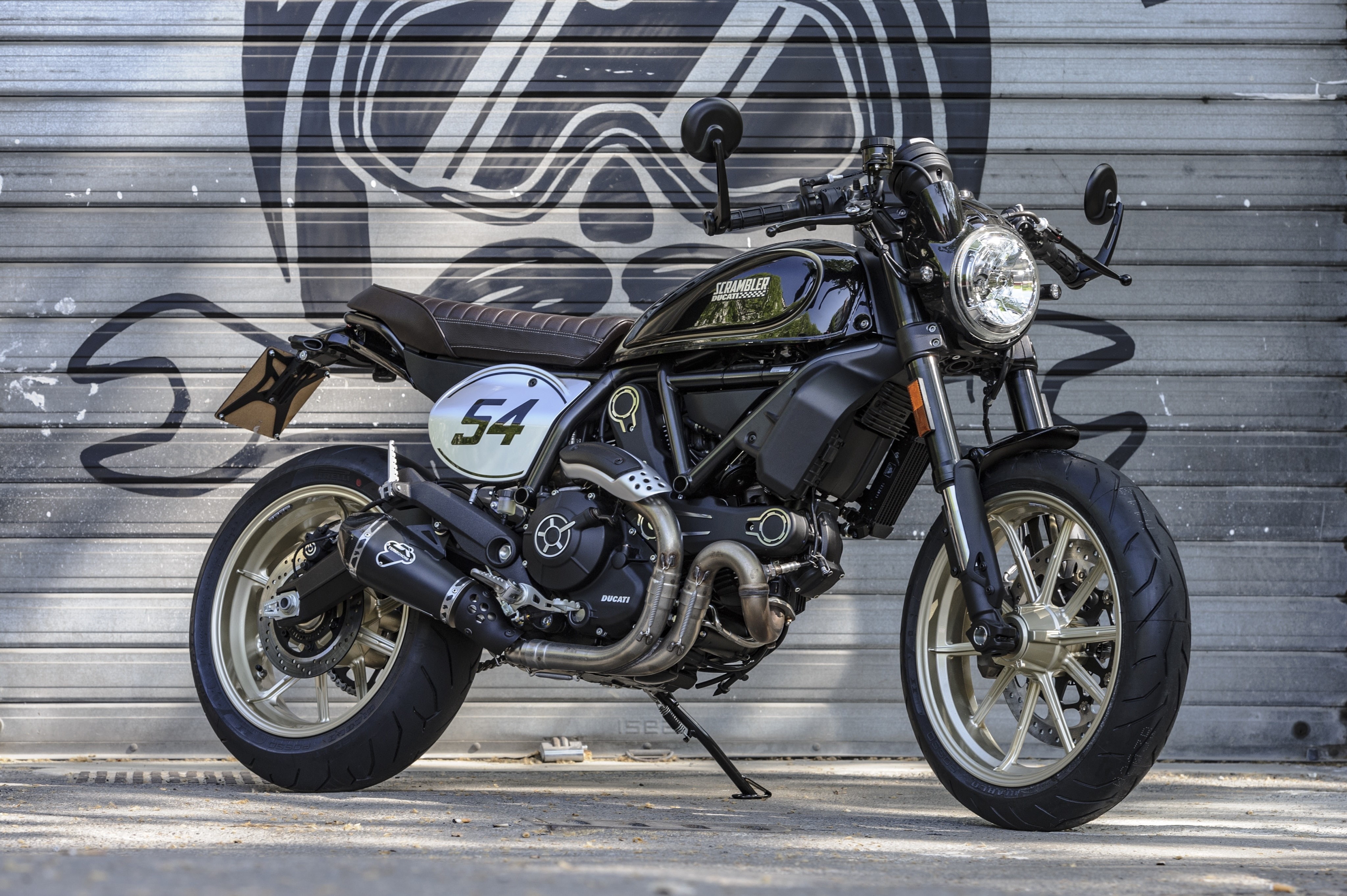2017, accessorised, scrambler, racer, ducati, 4K, cafe, HD Wallpaper