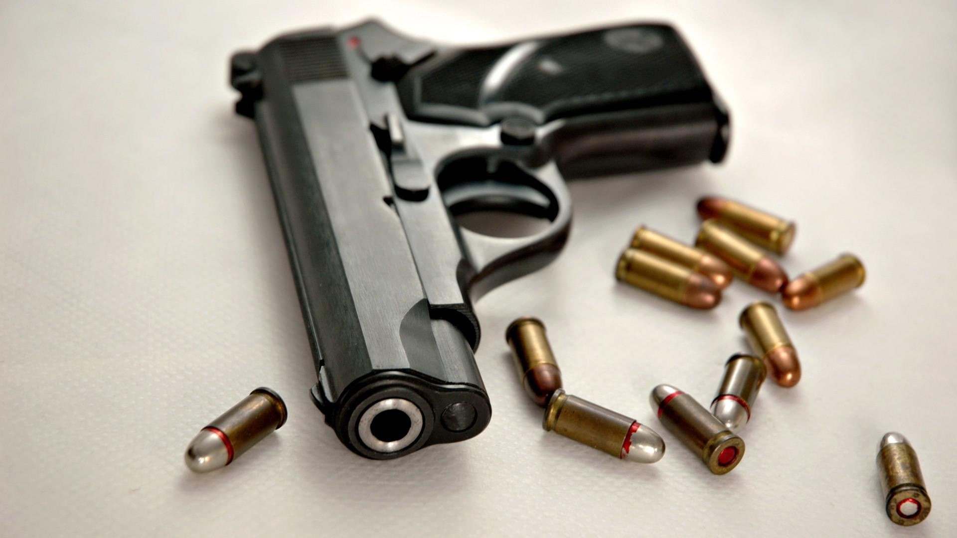 bullets, hd, gun, weapons, 1080P, image, revolver, HD Wallpaper