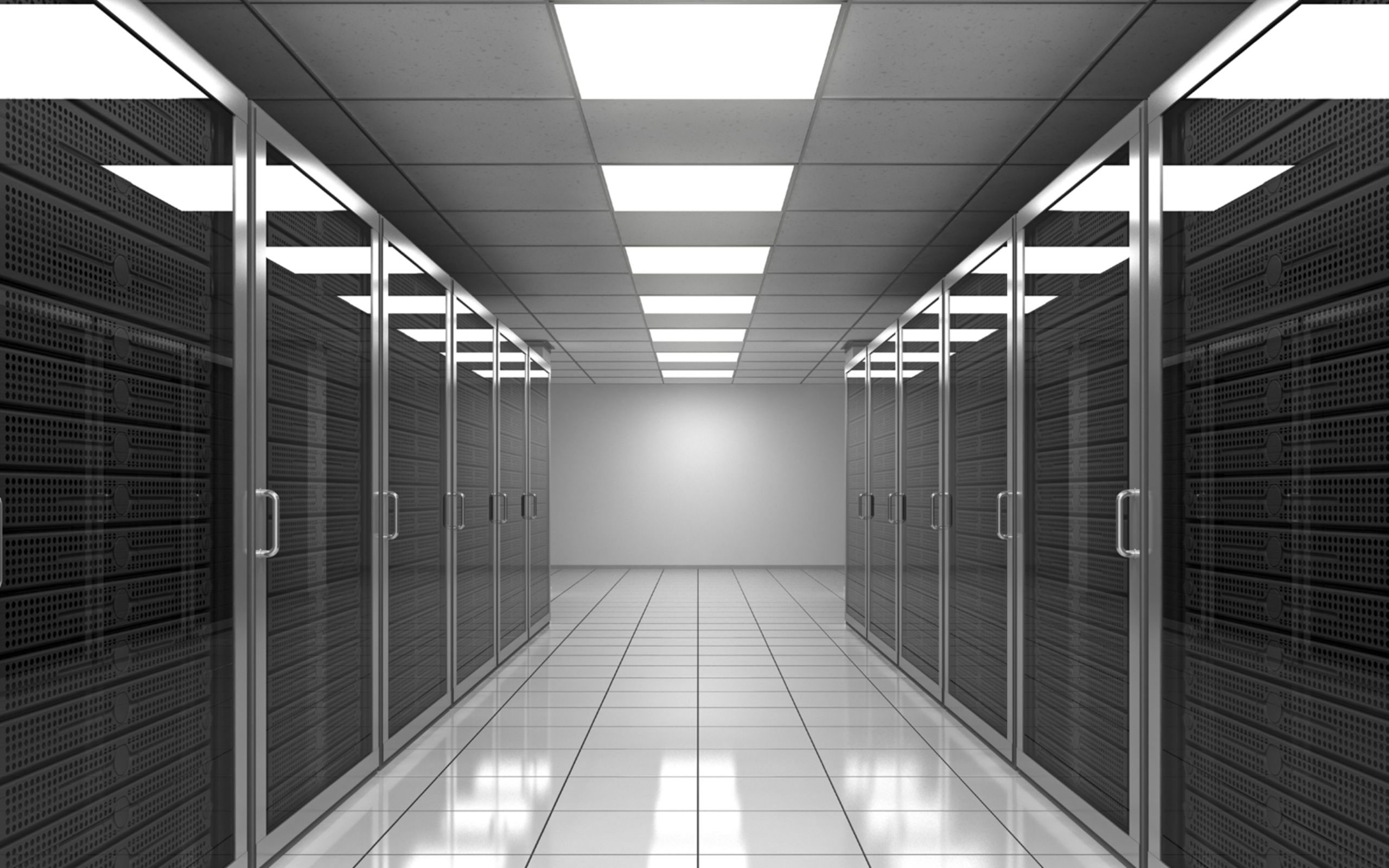 server, data center, render, CGI, digital art, technology, 2K, HD Wallpaper