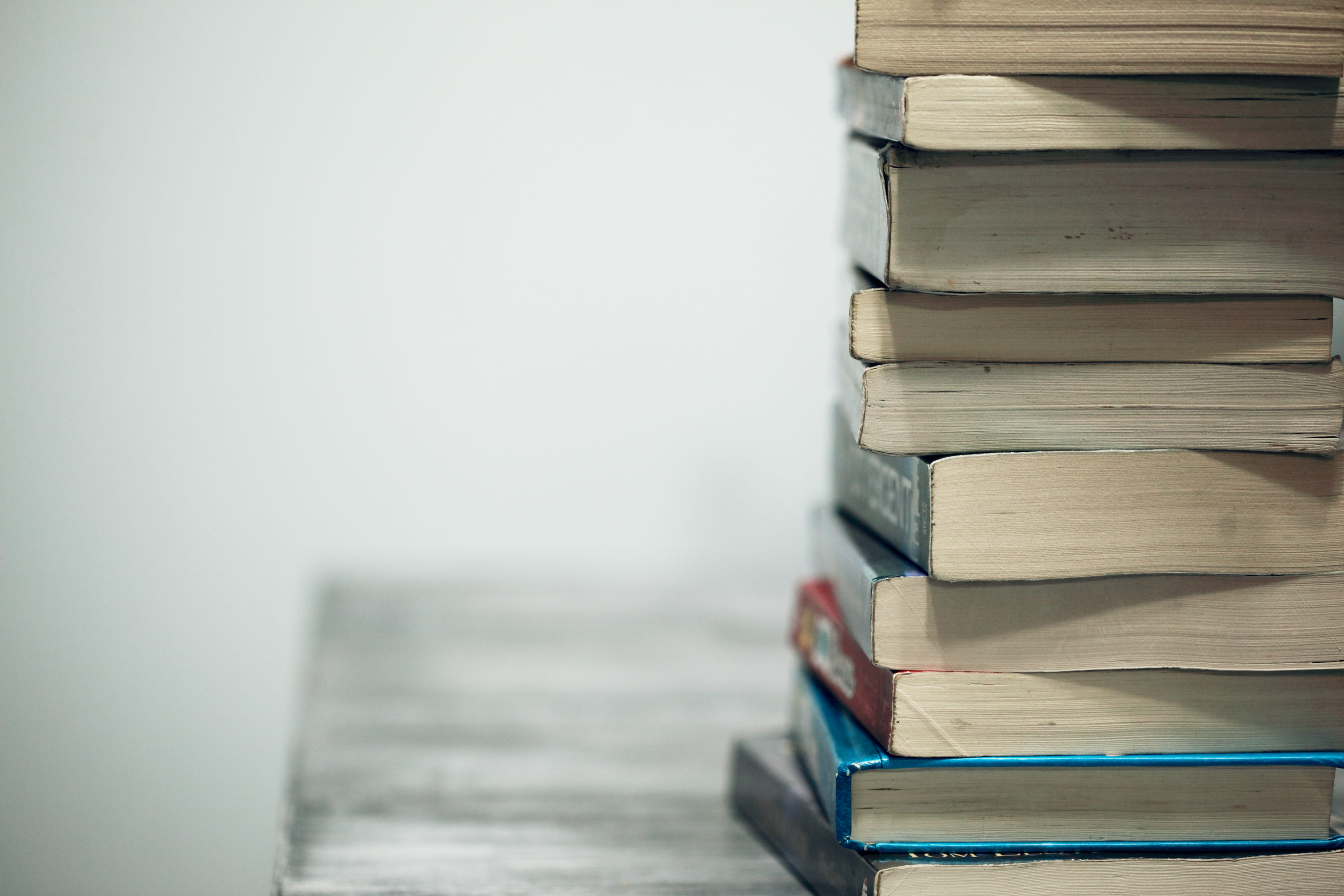 assorted, studying, book, no people, business, close-up, wood - material, stack, table, file, 5K, research, wooden, indoors, data, storage room, copy space, HD Wallpaper