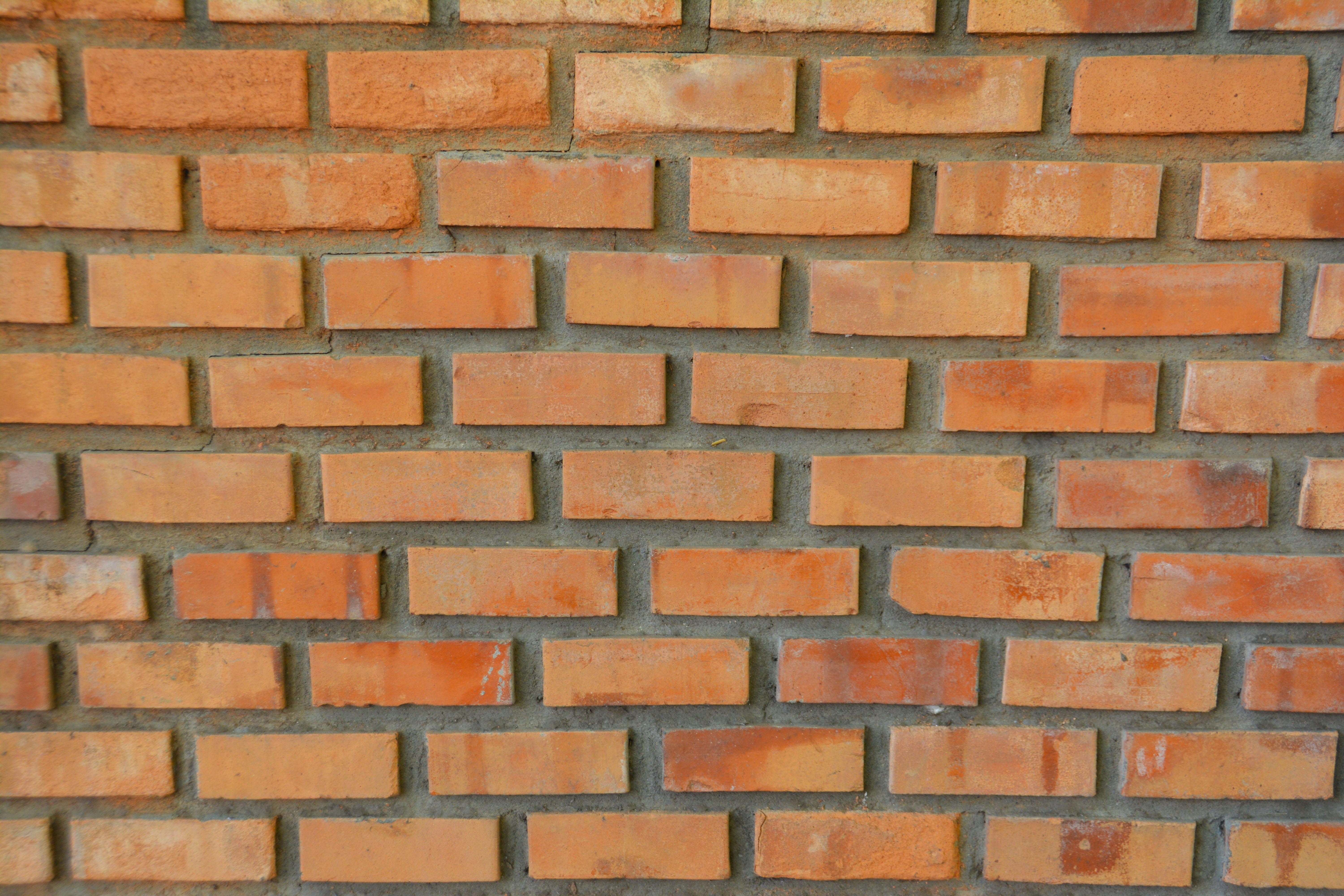 blocks, brick, texture, mortar, progress, rectangle, architecture, in a row, brick texture, built structure, clay bricks, red brick, escape, textured, repetition, HD Wallpaper