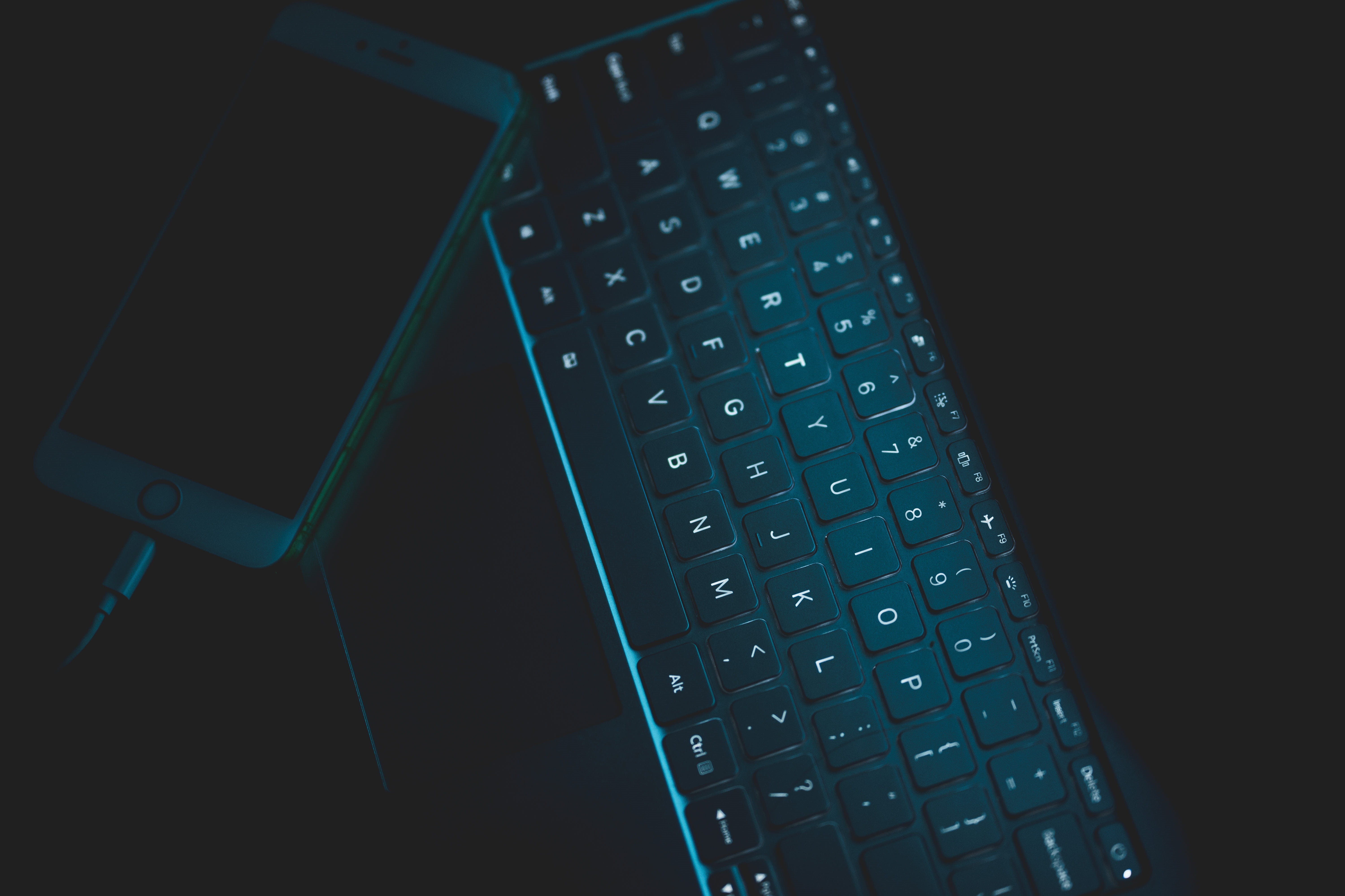 equipment, laptop, computer Monitor, internet, desk, data, light, new, telephone, close-up, business, telecommunications Equipment, electrical Equipment, HD Wallpaper