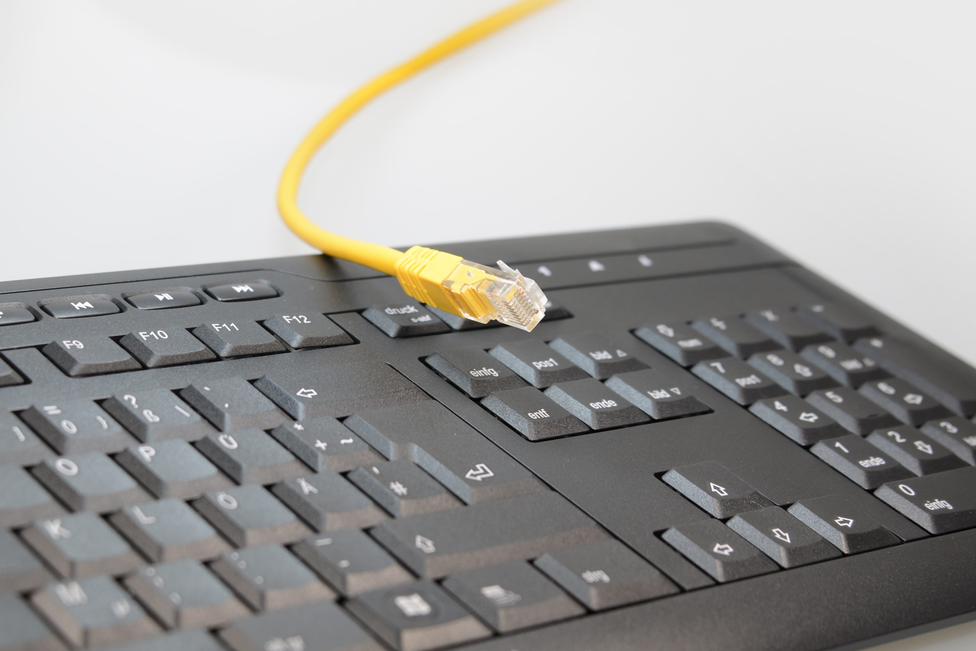 2K, pC, desktop pc, indoors, computer network, cable, Keyboard, internet, close-up, computer Keyboard, utp, computer, computer equipment, data, fs, electrical equipment, HD Wallpaper
