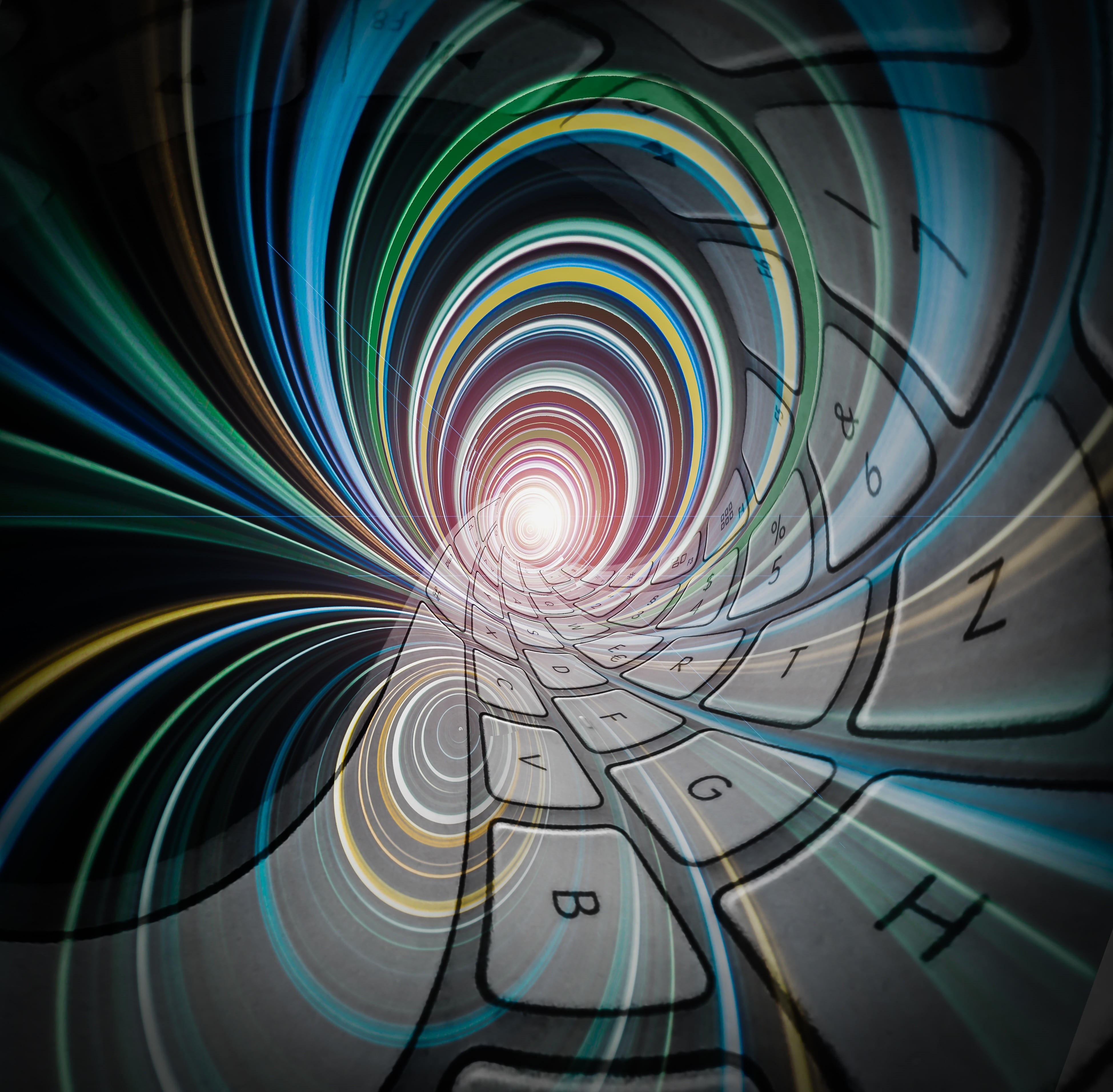 speed, no people, hacker, power supply, shape, complexity, night, motion, light - natural phenomenon, abstract, pattern, security, network, creativity, HD Wallpaper