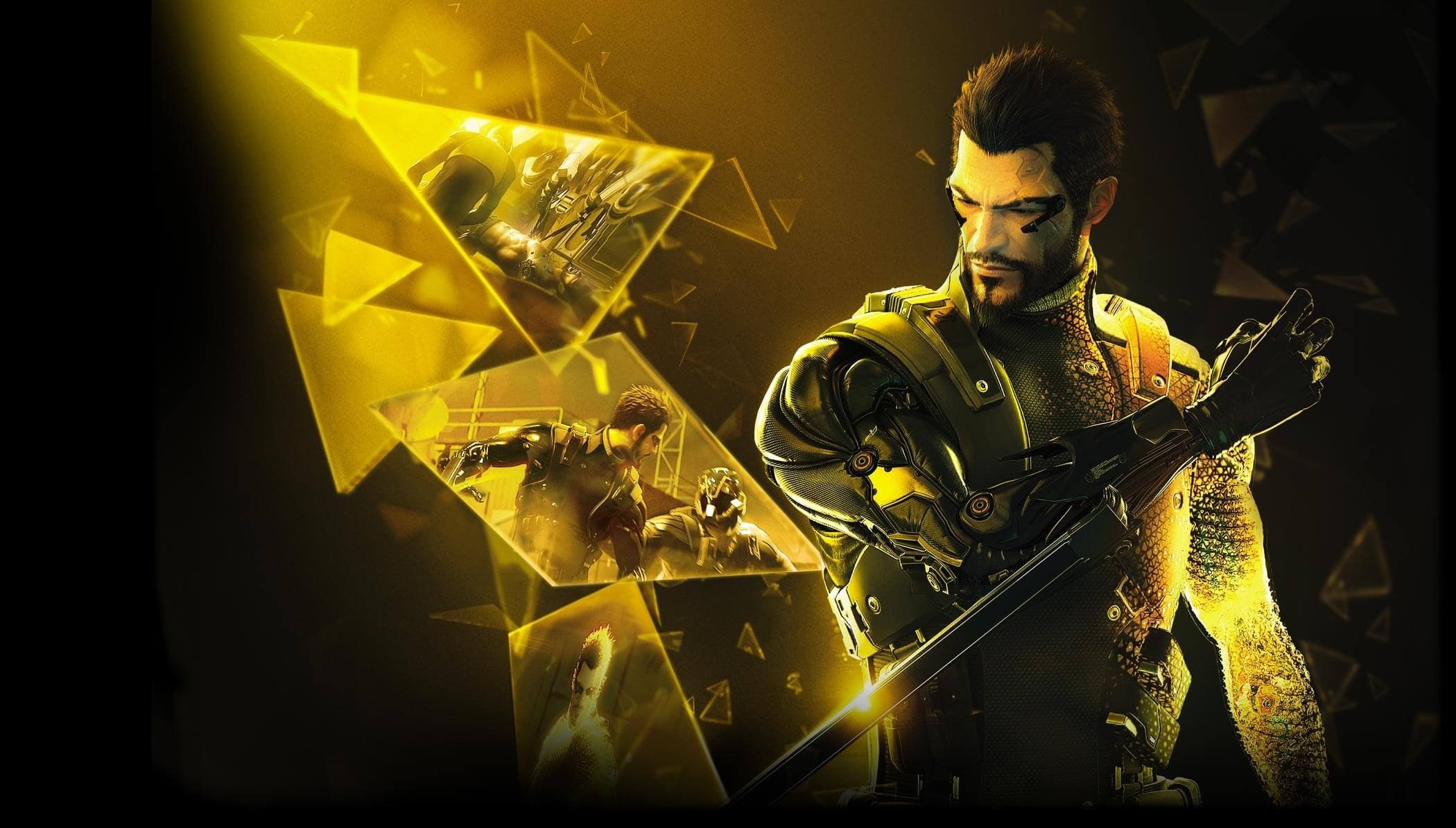 fighting, cyber, human, futuristic, science, rpg, tactical, sci-fi, shooter, dues, warrior, fiction, cyberpunk, 1080P, divided, crime, fps, cyborg, mankind, HD Wallpaper
