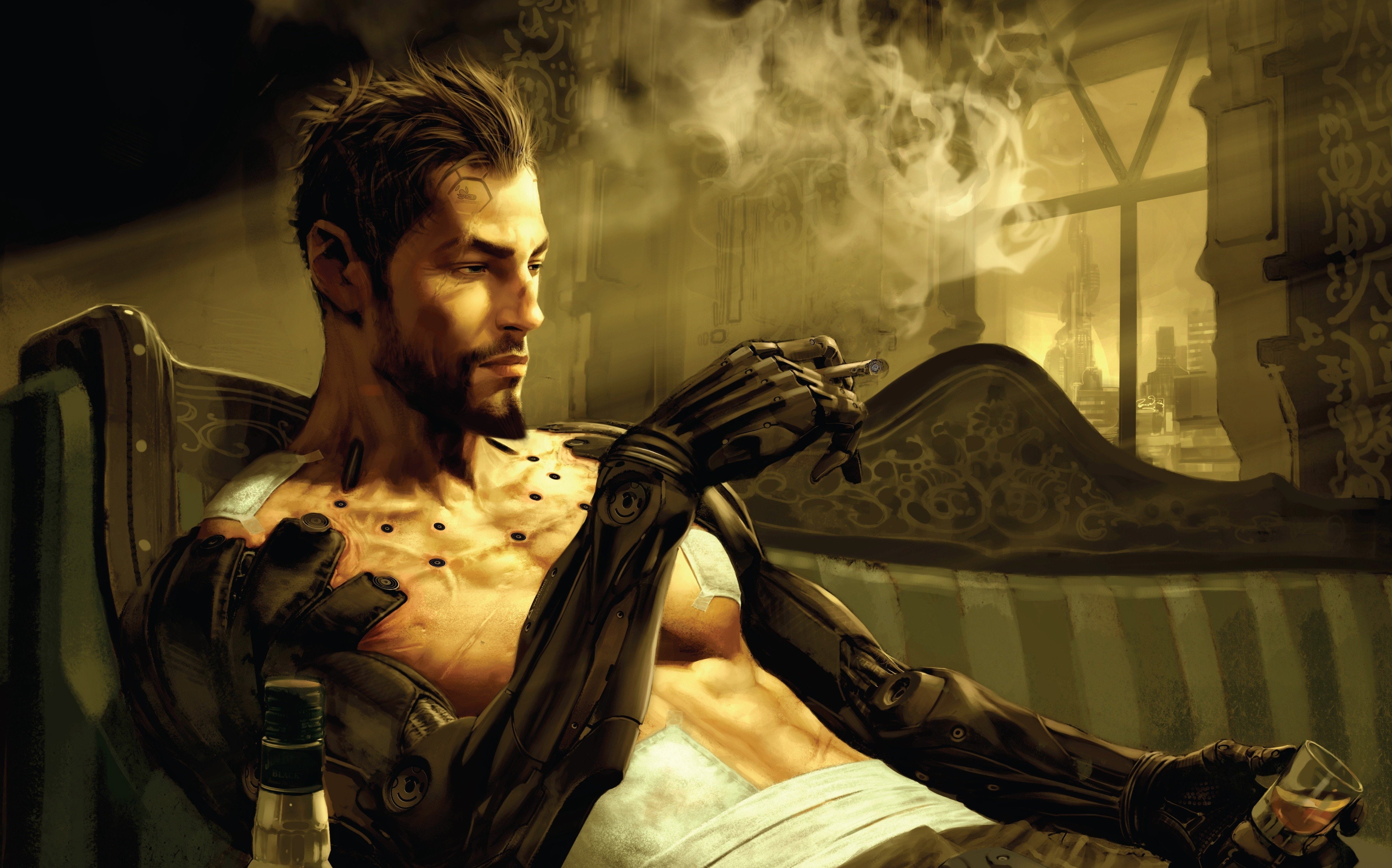 futuristic, fiction, 4K, divided, punk, warrior, fantasy, technics, fps, science, cyberpunk, mankind, sci-fi, cyborg, crime, shooter, rpg, fighting, tactical, HD Wallpaper