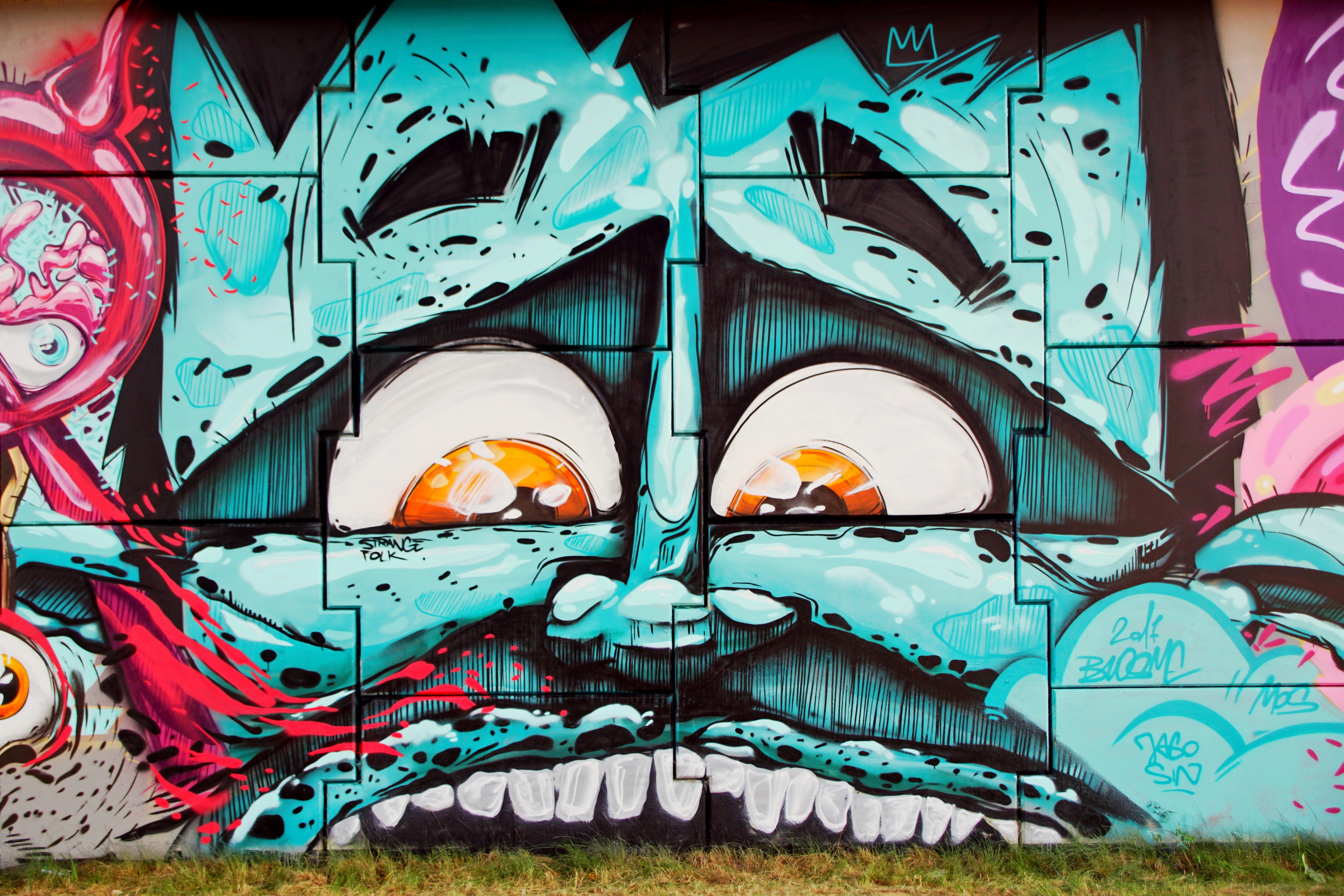 representation, creativity, illegal, outdoors, day, city, close-up, art and craft, arch, style, graffiti, mural, design, multi colored, spray, artistic, HD Wallpaper