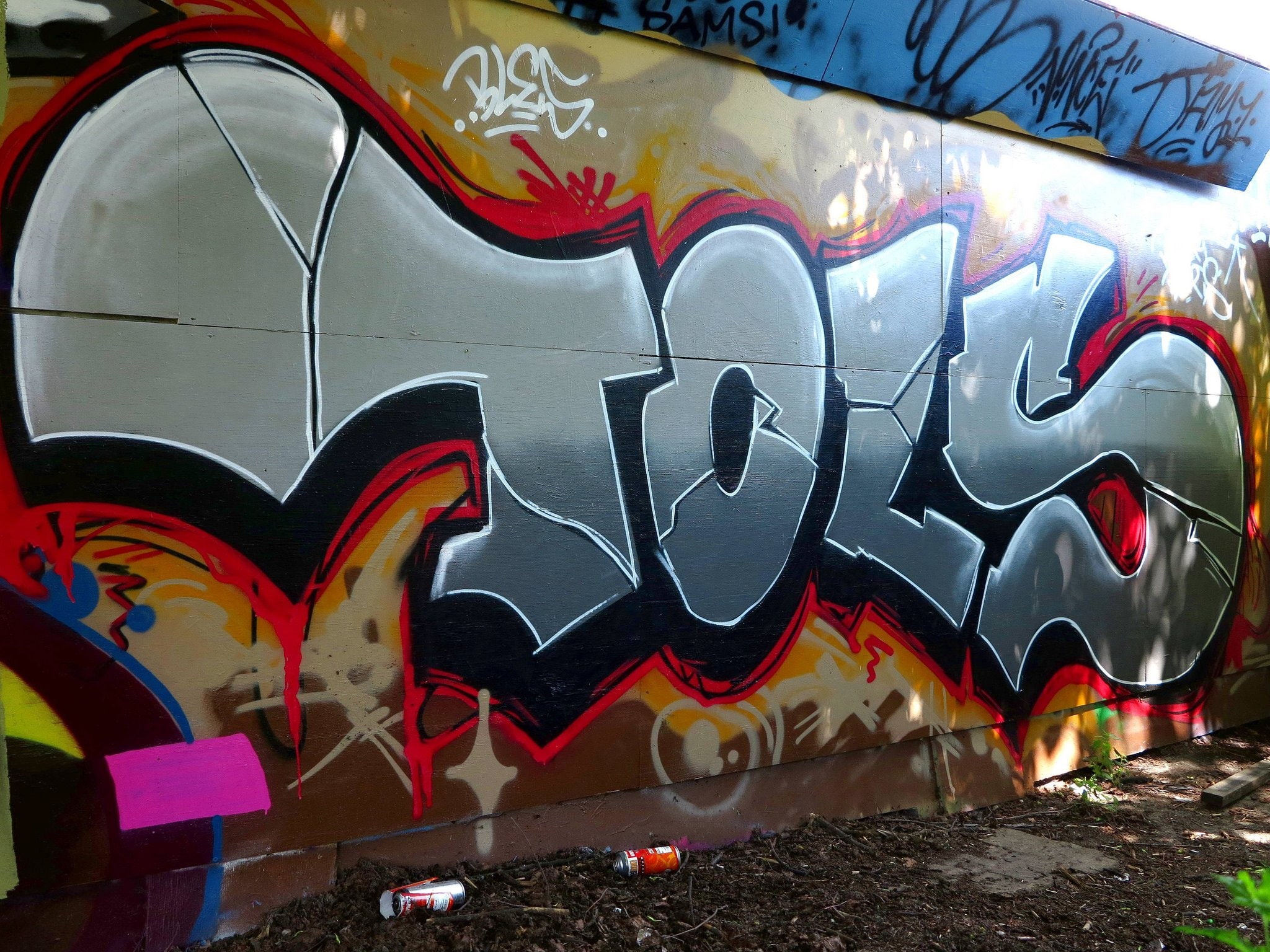 city, graff, street, wall, graffiti, buildings, illegal, 1080P, colors, art, cities, HD Wallpaper