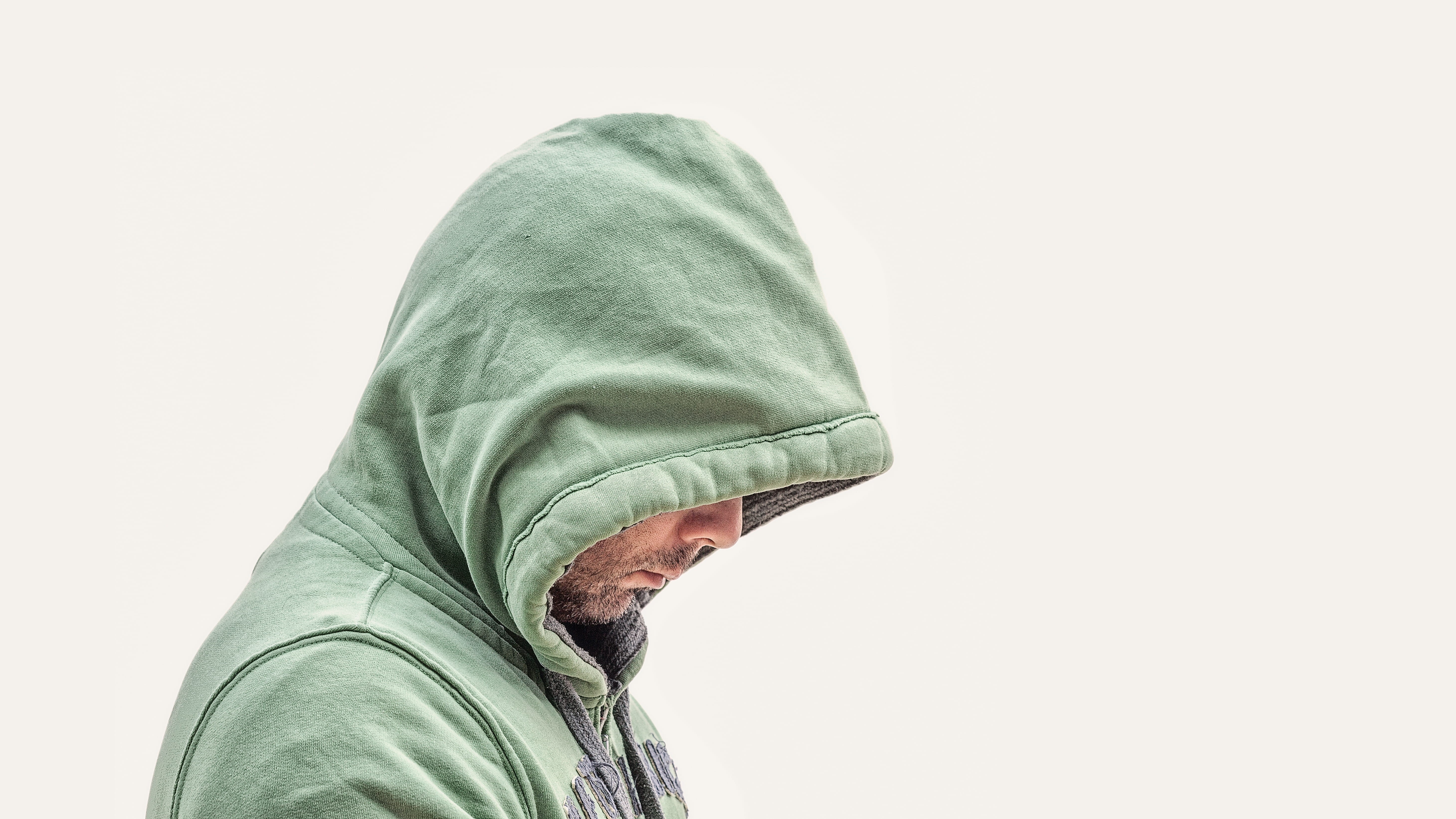 hooligan, studio shot, men, criminal, man, portrait, clothing, emotion, casual, casual clothing, danger, mask - Disguise, sweatshirt, hood, people, hooded shirt, HD Wallpaper