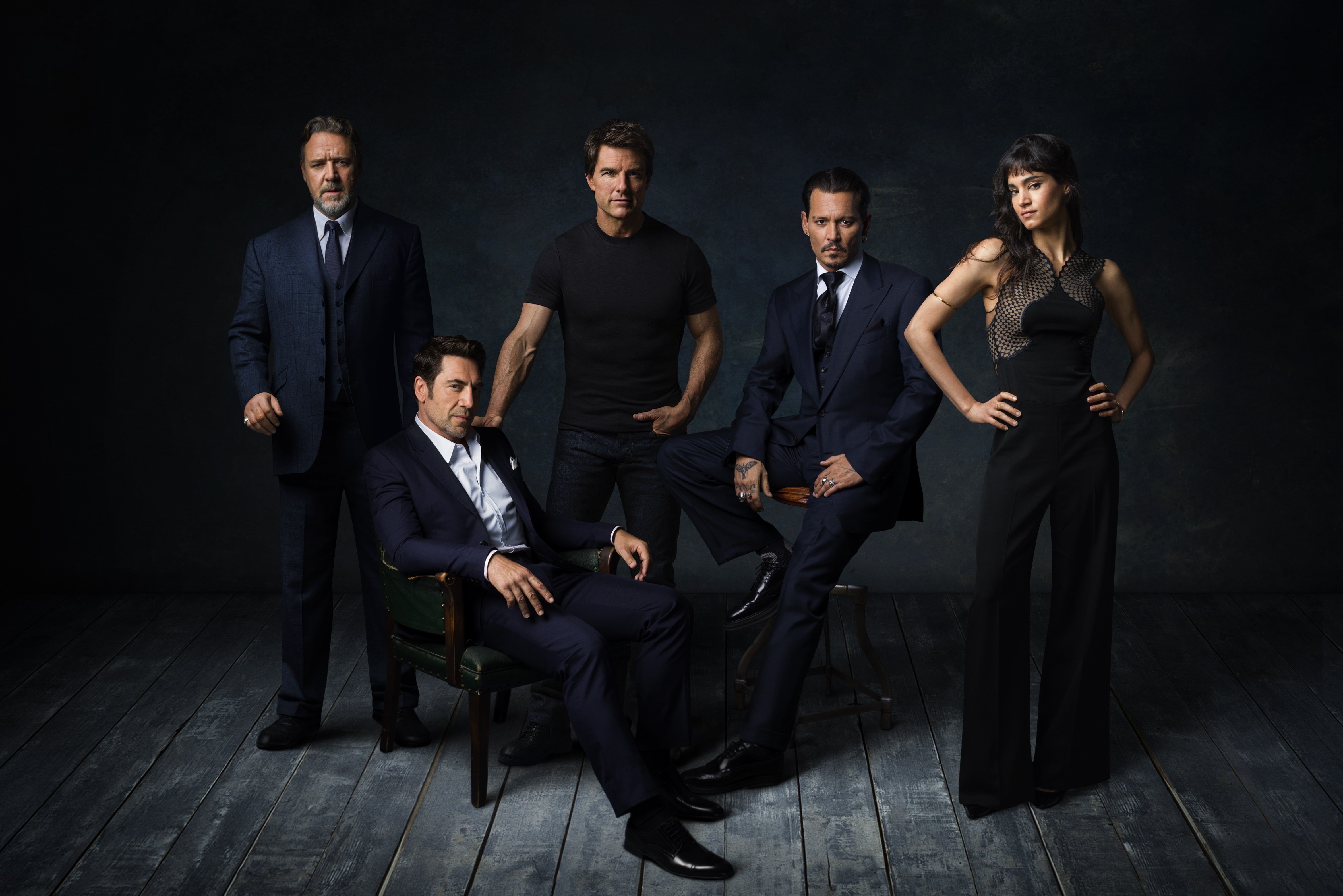business person, front view, indoors, colleague, Russell Crowe, 4K, Javier Bardem, young adult, Nick Morton, men, Tom Cruise, Dark Universe, coworker, HD Wallpaper