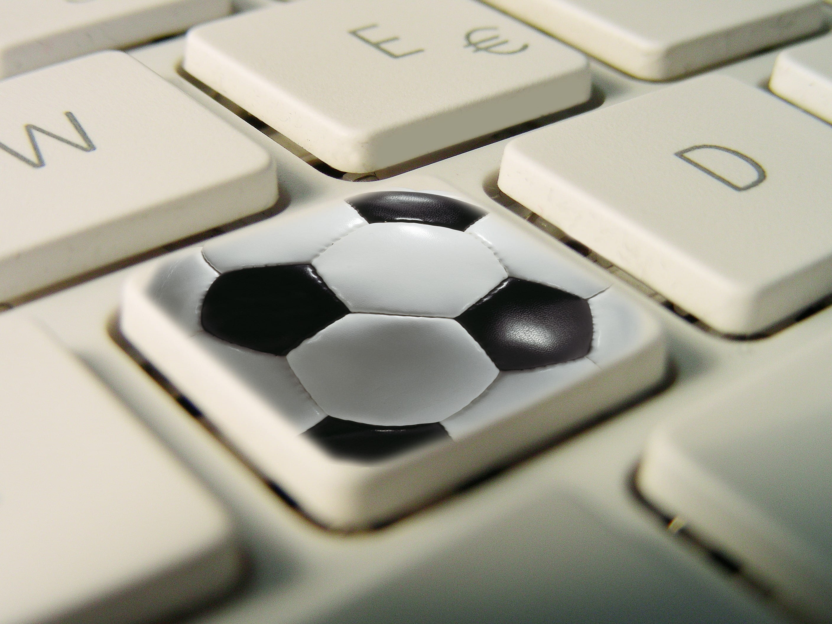 football, keyboard, computer equipment, letters, high angle view, computer network, business, computer keyboard, results, soccer, computer part, computer key, HD Wallpaper