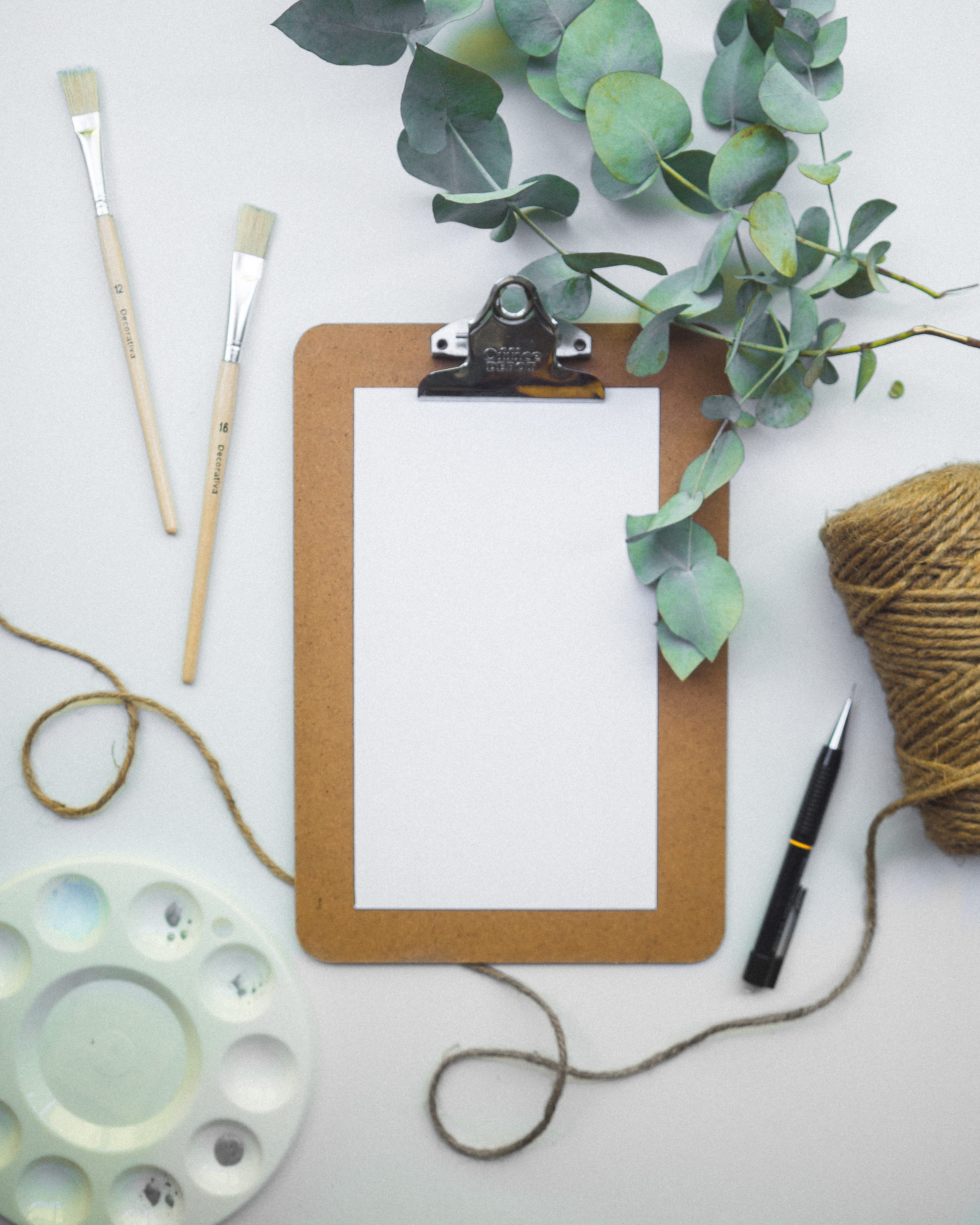 backgrounds, copy Space, personal Accessory, interior design, office, leaf, workspace, equipment, yarn, blank, flat lay, 4K, decor, flower, no People, Phone HD Wallpaper