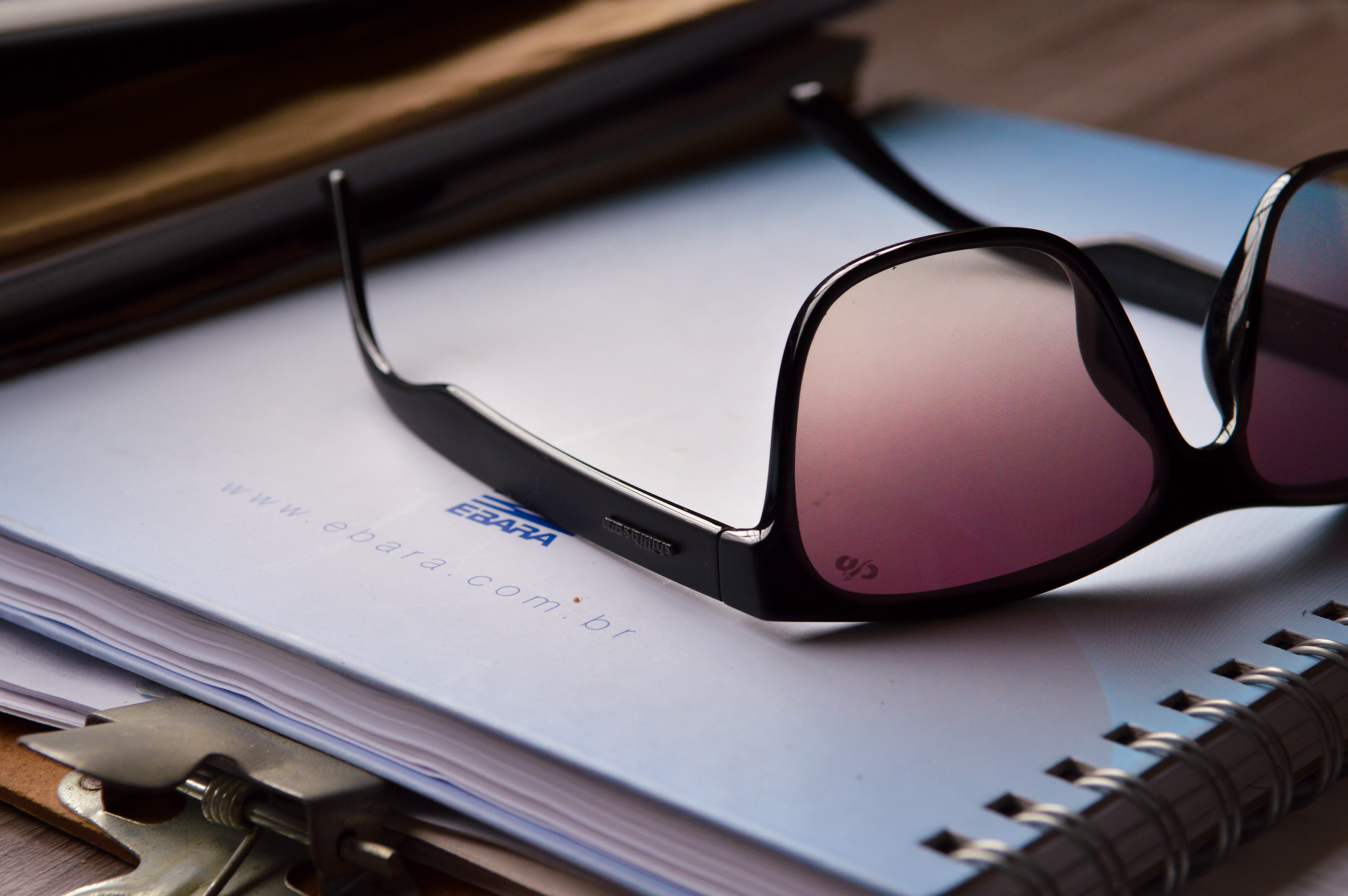 indoors, glasses, technology, table, file, still life, 5K, communication, computer equipment, notebook, wireless technology, extreme close-up, eyeglasses, HD Wallpaper