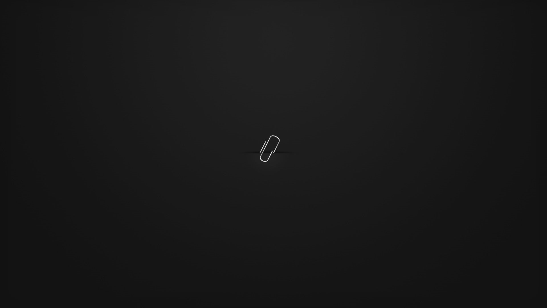 1080P, minimalism, simple background, paperclip, HD Wallpaper