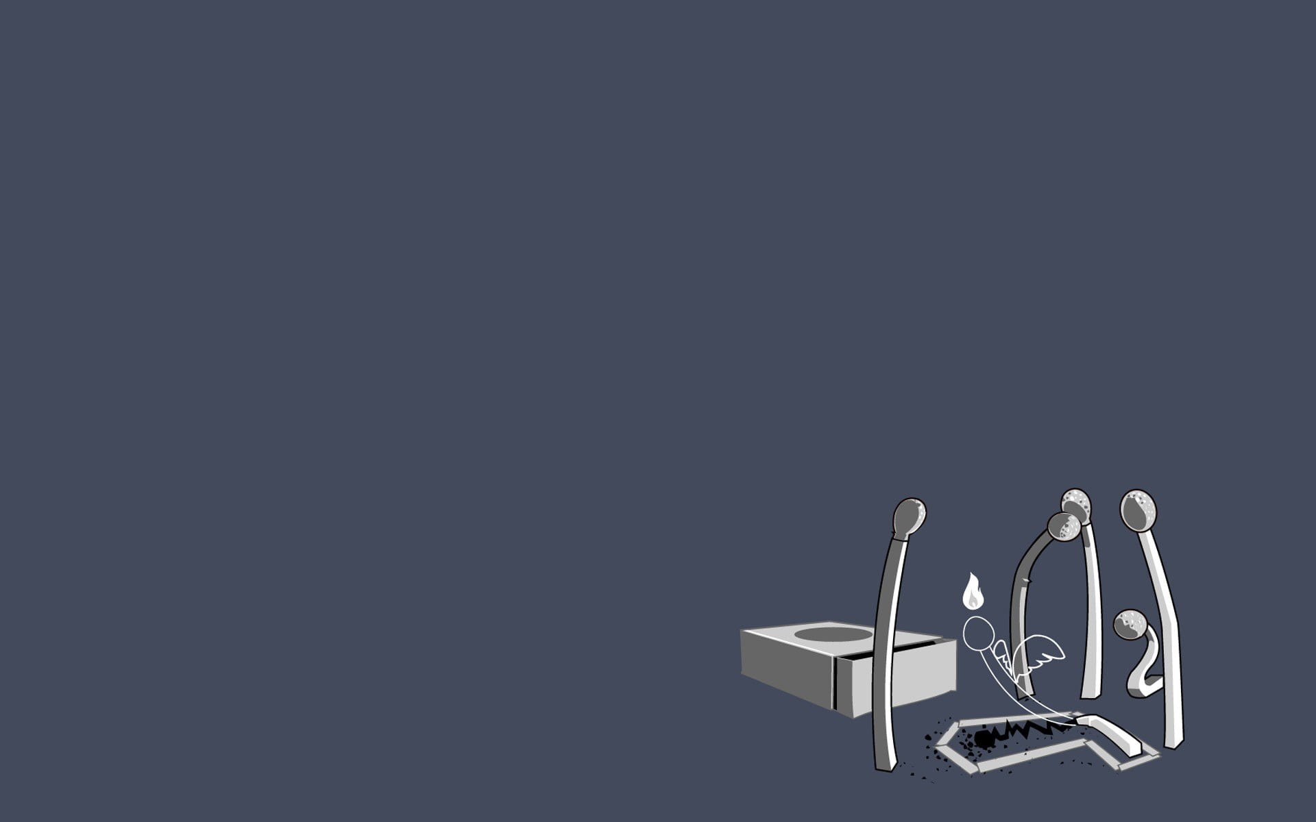 no people, studio shot, ash, love, container, humor, shape, creativity, cut out, dead, black background, close-up, still life, angel, 1080P, paper clip, HD Wallpaper