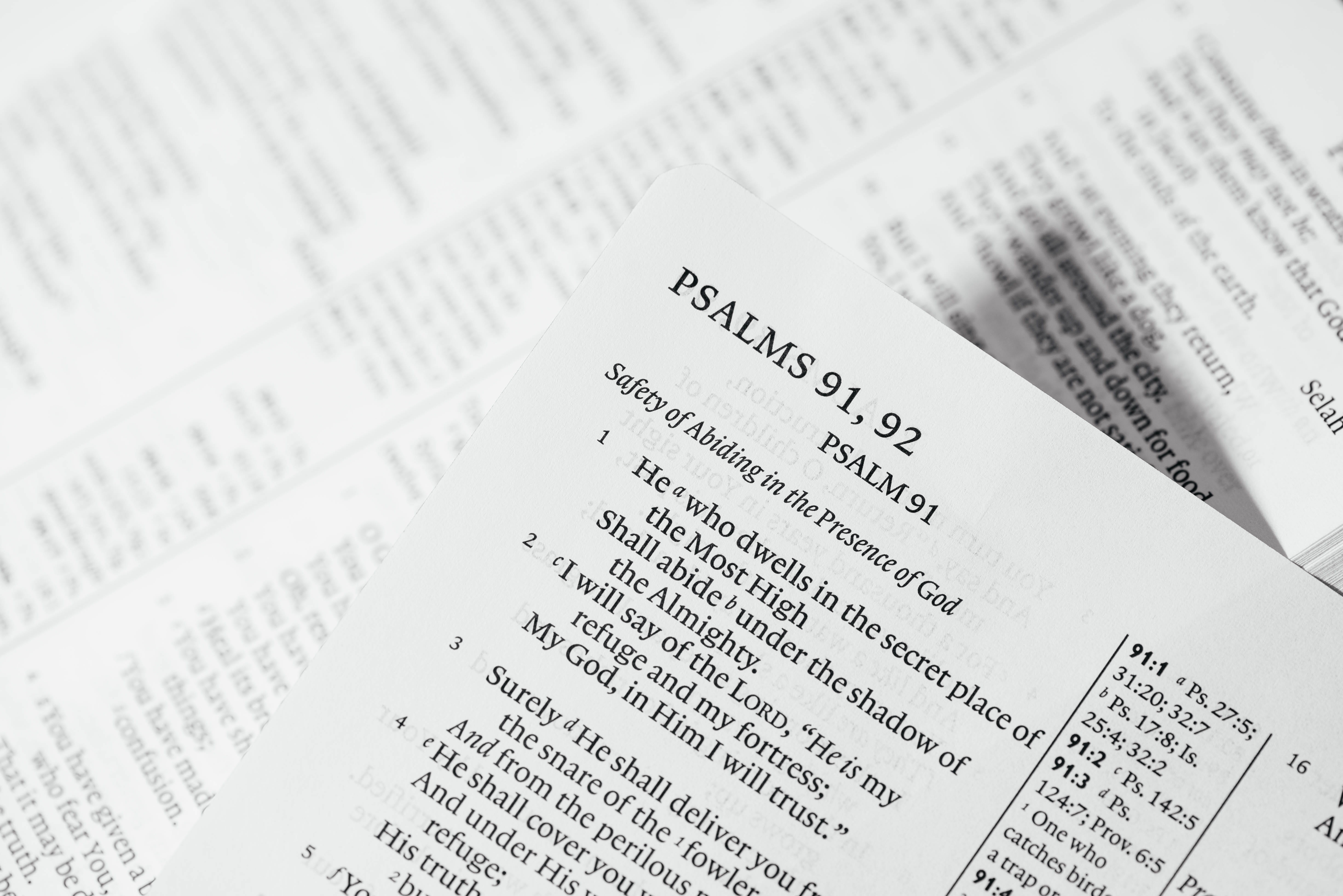 page, psalms, data, note, bible, business, trading, communication, selective focus, indoors, western script, number, occupation, 5K, no people, white, HD Wallpaper