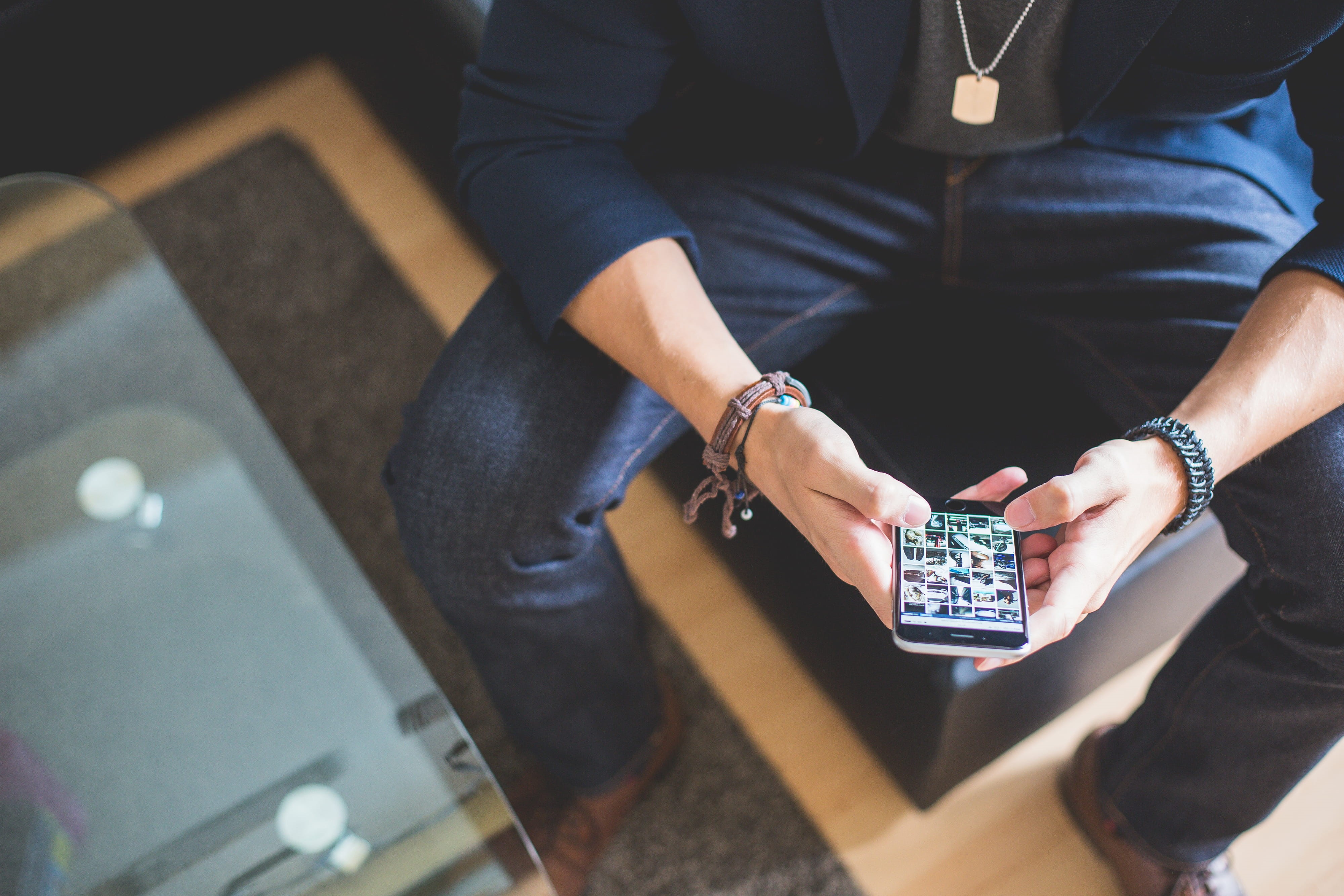 midsection, home, high angle view, connection, leather shoes, gambling, people, one man only, fashion, wireless technology, hand, iPhone, real people, indoors, HD Wallpaper