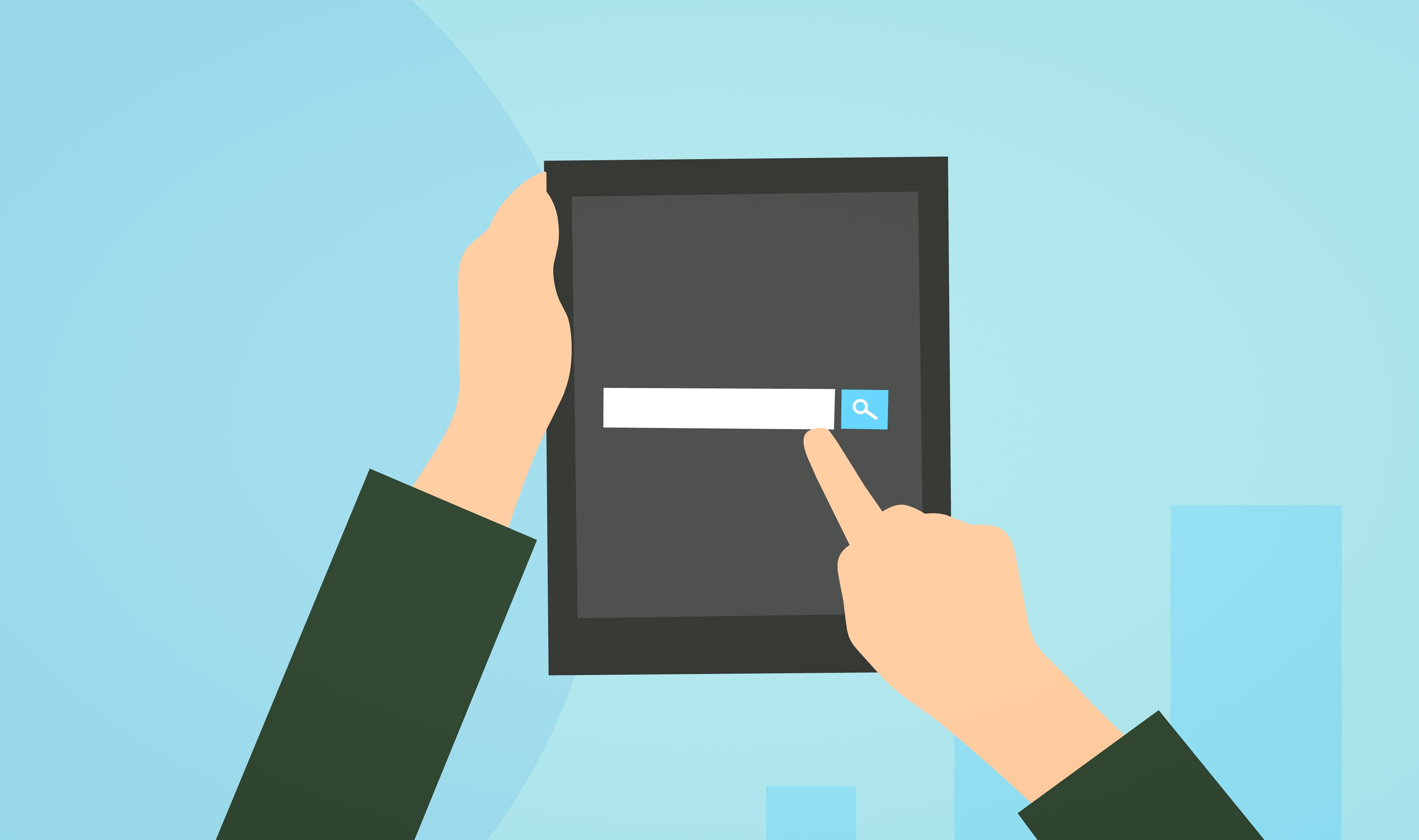 education, finger, blue, blue background, touching, site, silhouette, clean, engine, body part, concept, gadget, web, application, tablet, information, HD Wallpaper