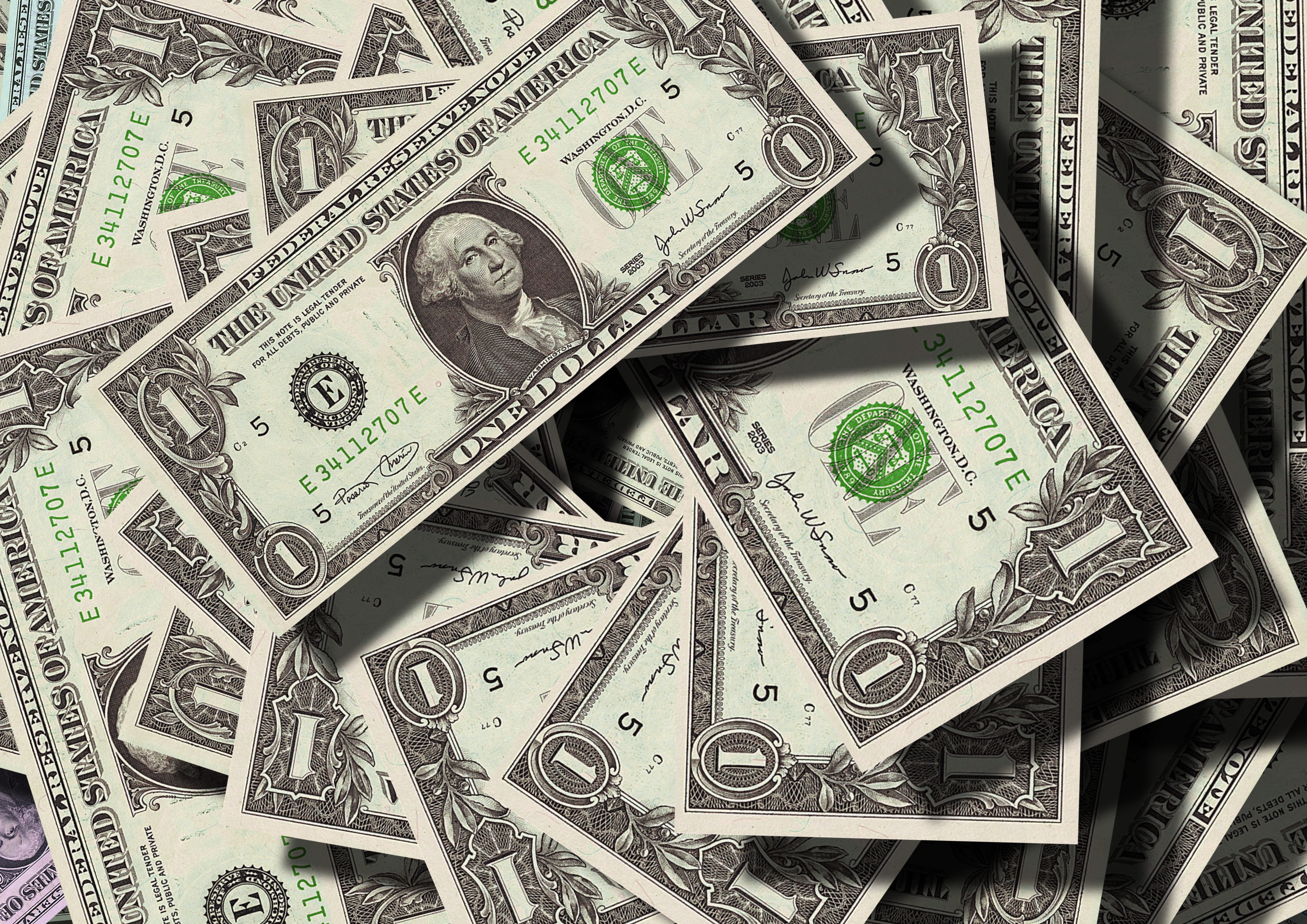 forex, symbol, abundance, heap, dollar sign, full frame, no people, paper currency, savings, funds, business, money, high angle view, s, close-up, dollar, HD Wallpaper
