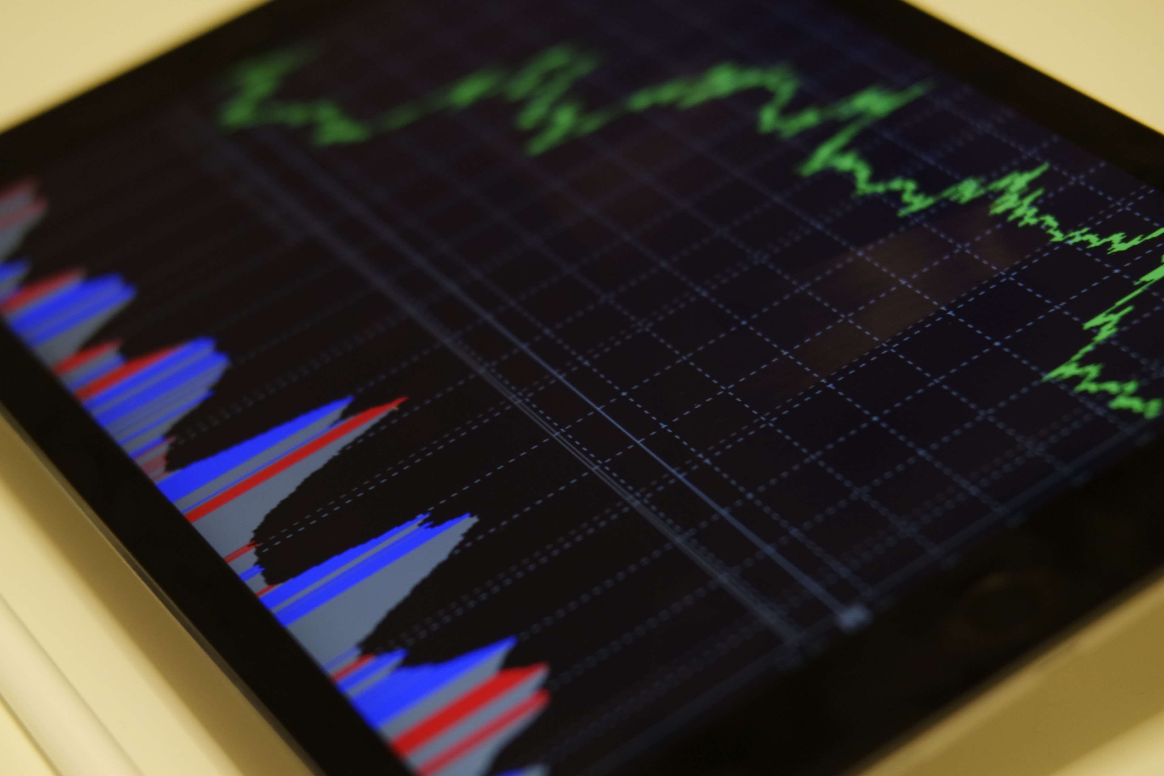 multi colored, computer equipment, stats, display, electronics, device, computer, data, business, chart, graph, communication, connection, ipad, wireless technology, HD Wallpaper