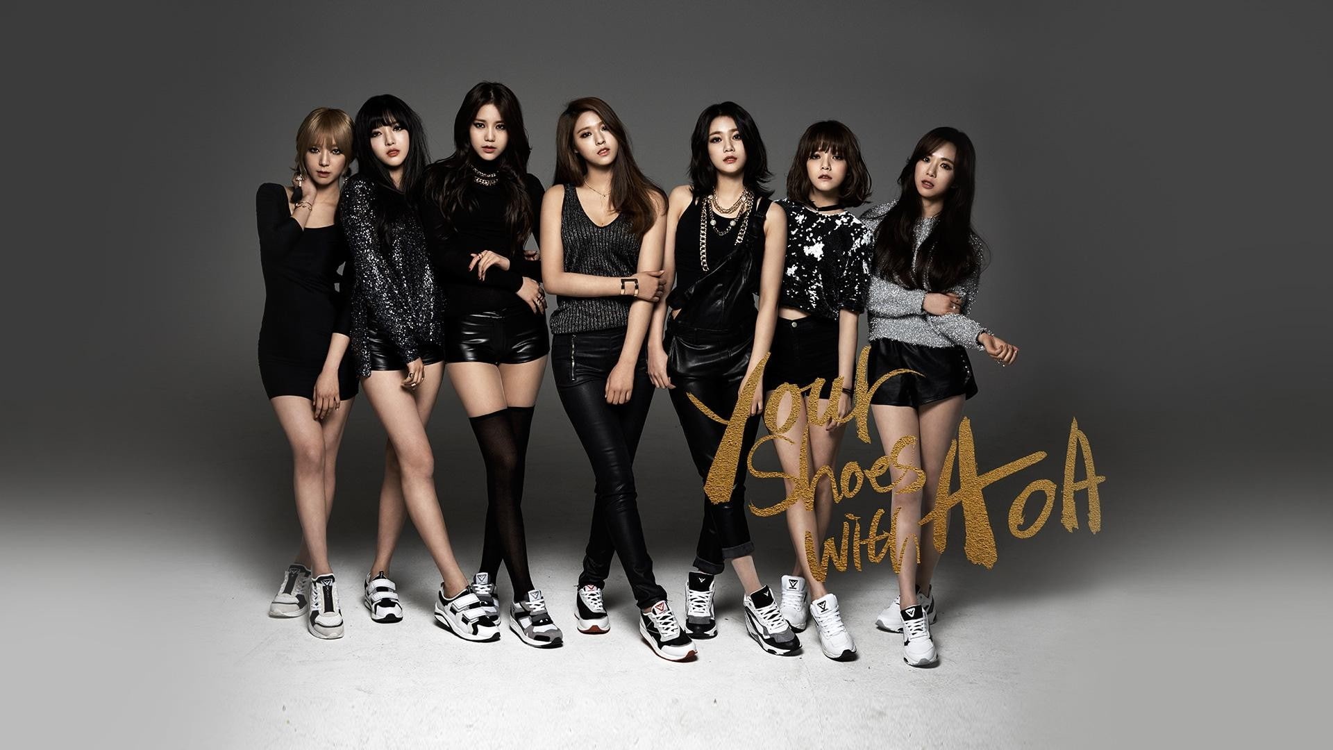 1080P, K-pop, Yuna Seo, AOA, Jimin, Hyejeong, Chanmi, Korean, Seolhyun, Kwon Mina, Choa, HD Wallpaper