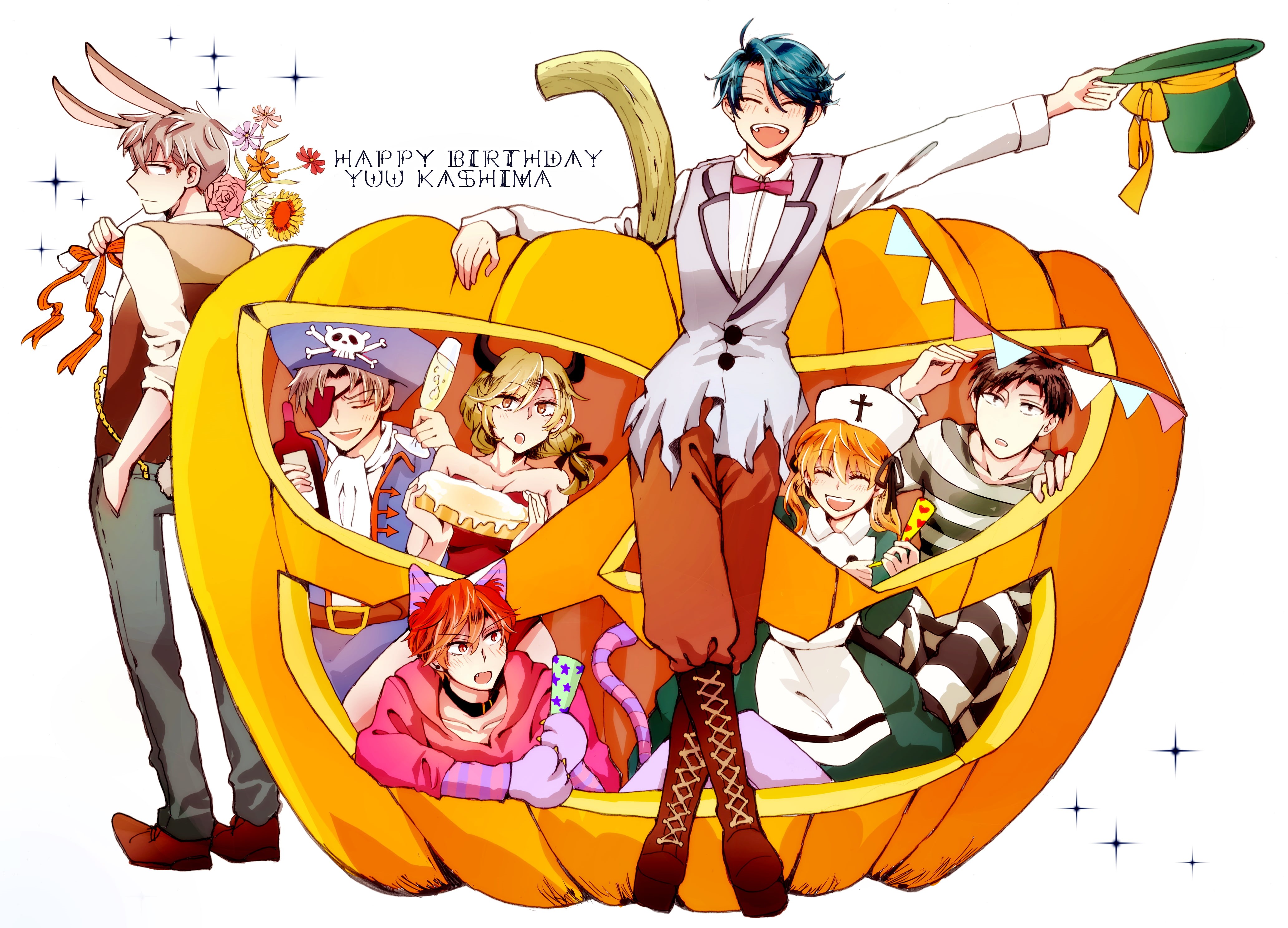 Gekkan Shoujo Nozaki-kun, Kashima Yuu, day, Masayuki Hori, male likeness, fun, poster, arts culture and entertainment, Sakura Chiyo, 4K, leisure activity, HD Wallpaper