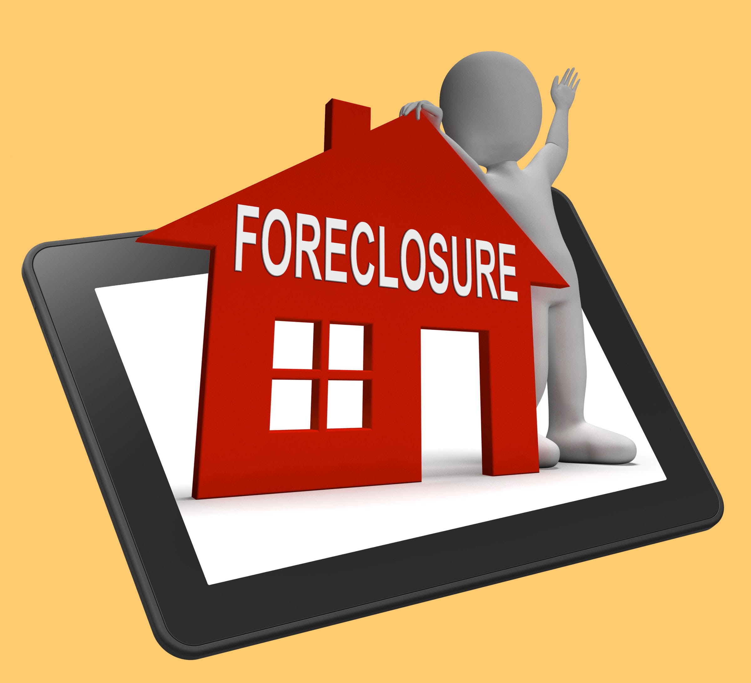 western script, internet, colored background, foreclosed, sign, repayments stopped, repossess, house, white background, business, three dimensional, borrower, HD Wallpaper