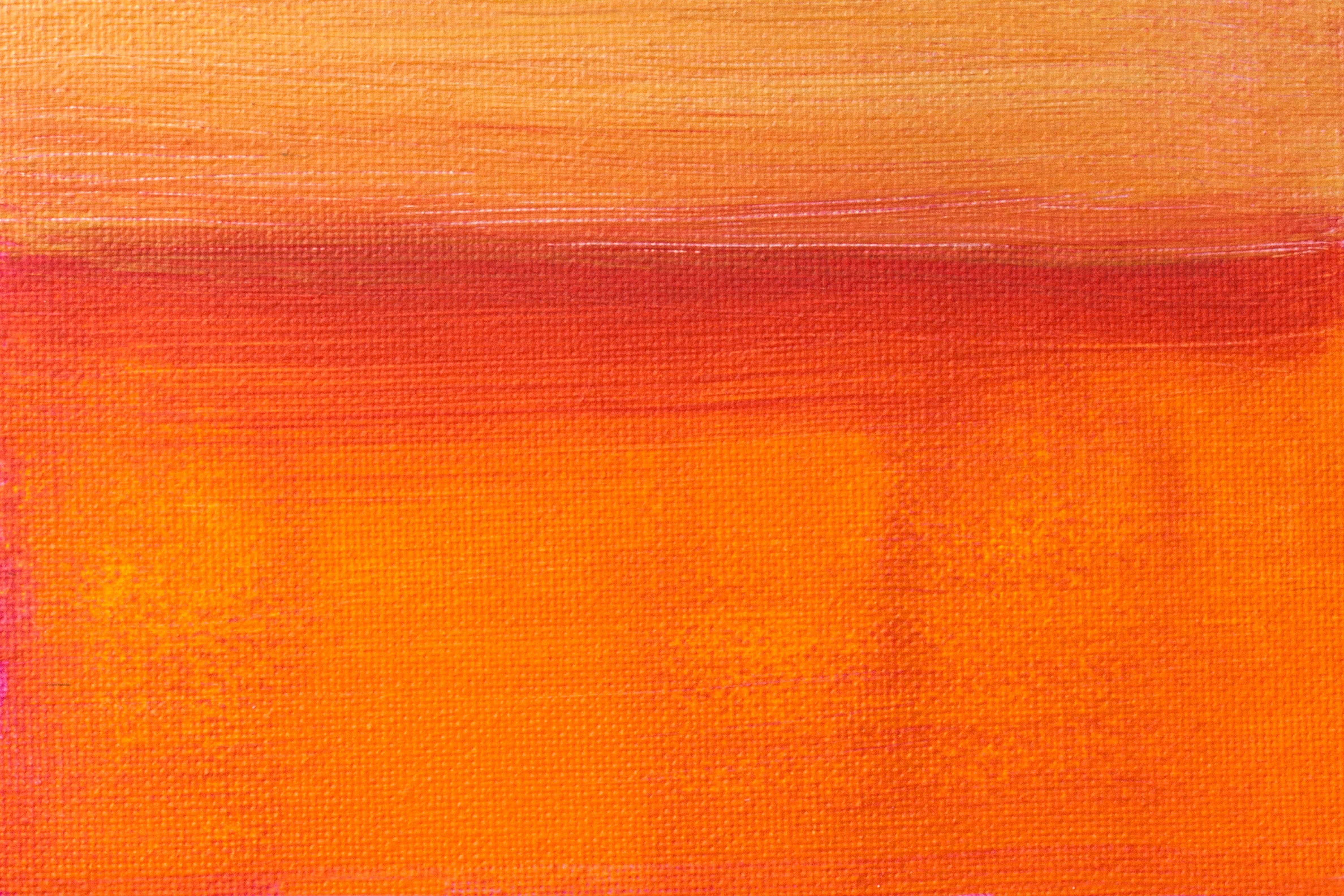 orange background, no people, backgrounds, transitions, abstract expressionism, full frame, close-up, extreme close-up, art and craft, blank, color field painting, HD Wallpaper