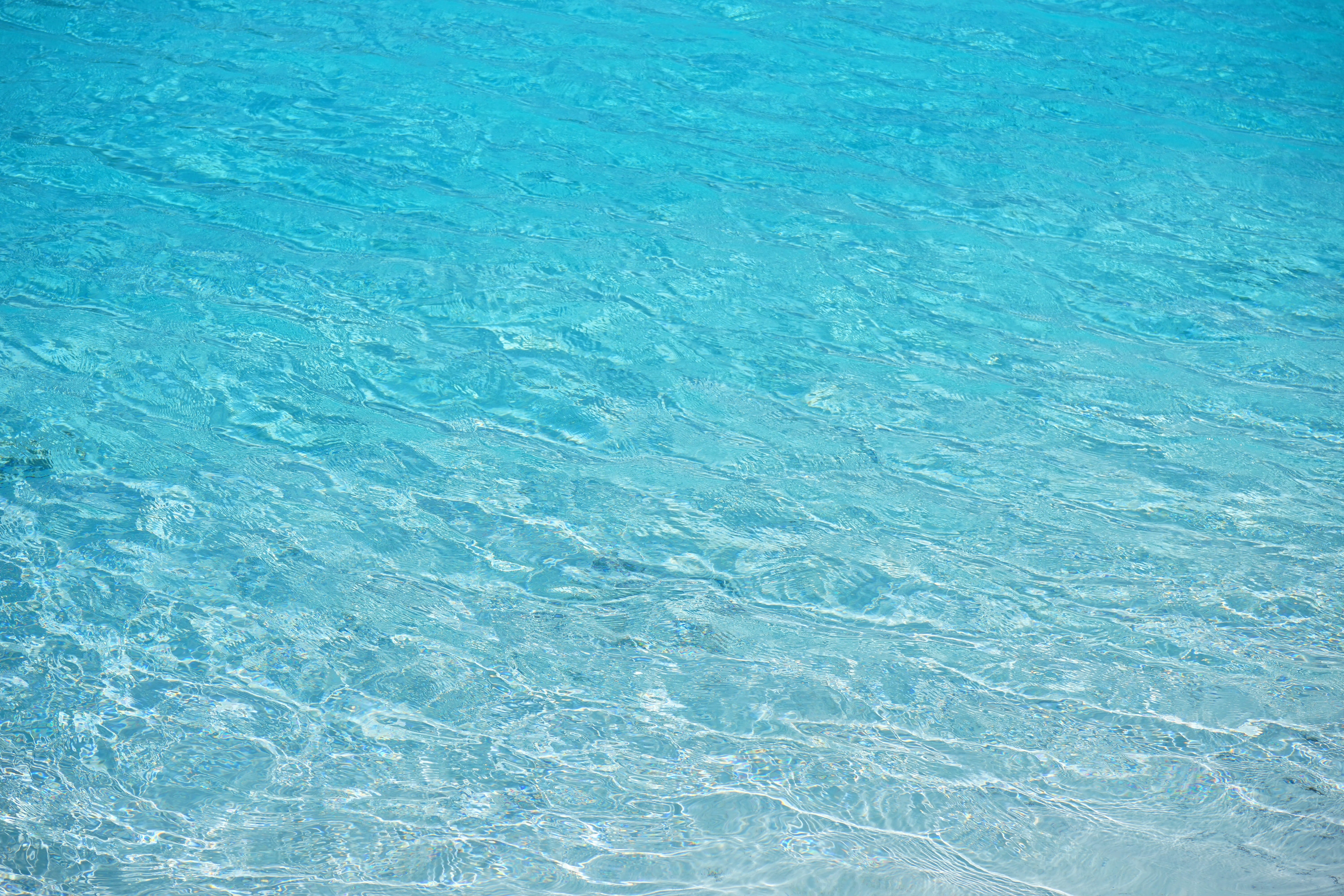 transparent, clean, no people, abstract backgrounds, 5K, wet, beauty in nature, refreshment, turquoise colored, backgrounds, abstract, swimming pool, outdoors, HD Wallpaper
