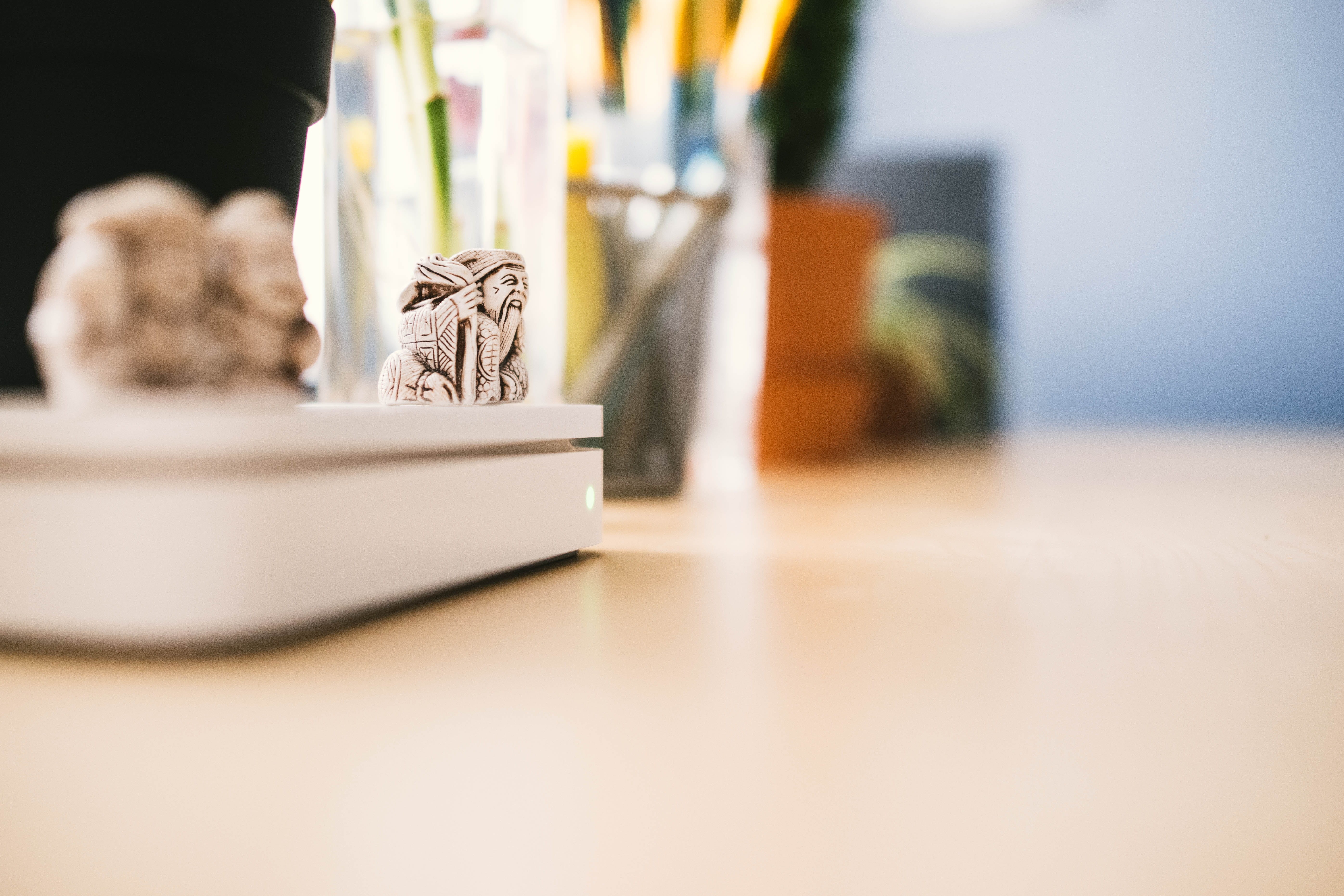 miniature, copy space, luxury, home, representation, apple, day, toy, man, wood - material, 5K, container, domestic room, figurine, table, top, home interior, HD Wallpaper