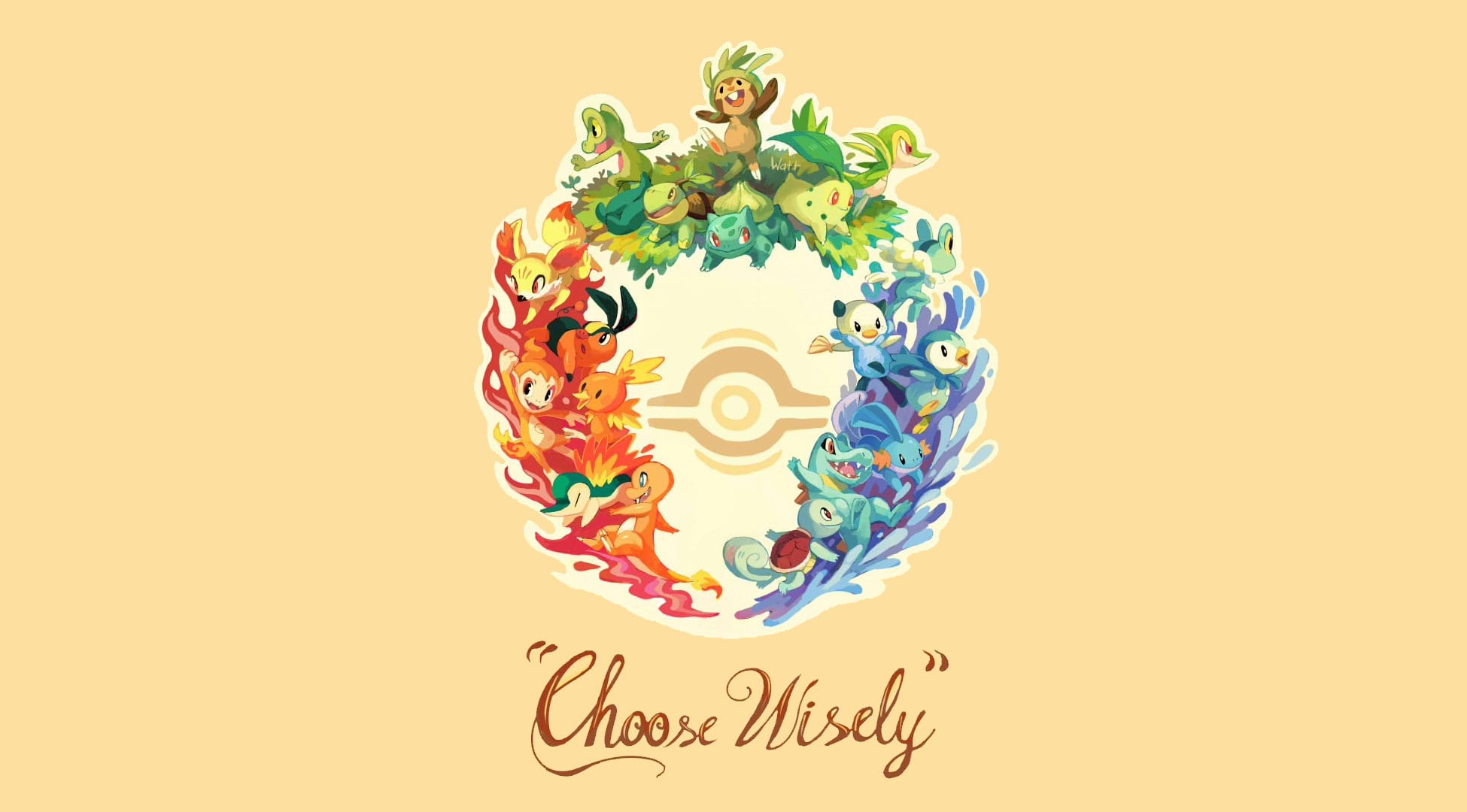 choose, 1080P, wisely, pokemon, HD Wallpaper
